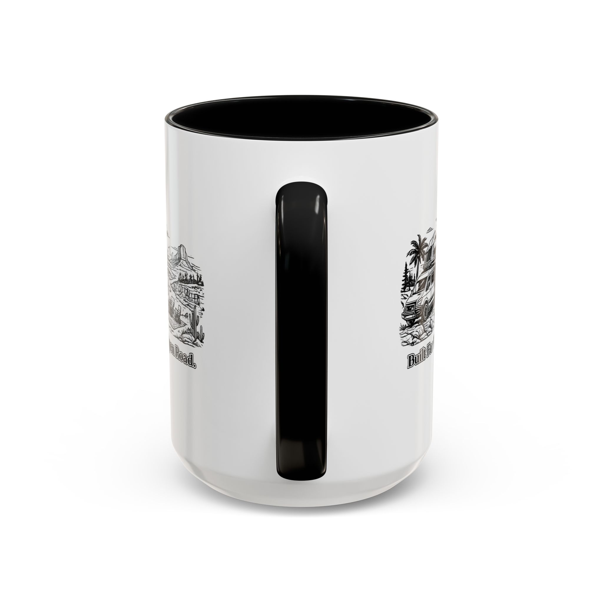 15165302037165988727_2048.jpeg Accent Coffee Mug (11, 15oz) — "Built For The Open Road" Design Minimal-Line