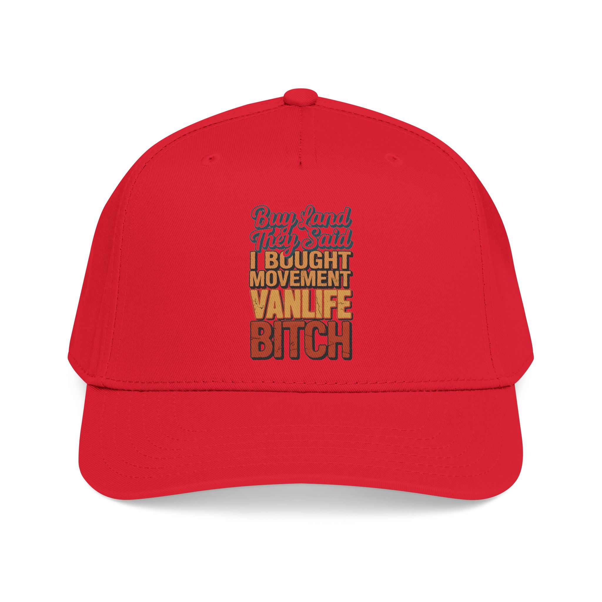 Baseball Cap - "Buy Land They Said" Design F**K-Line