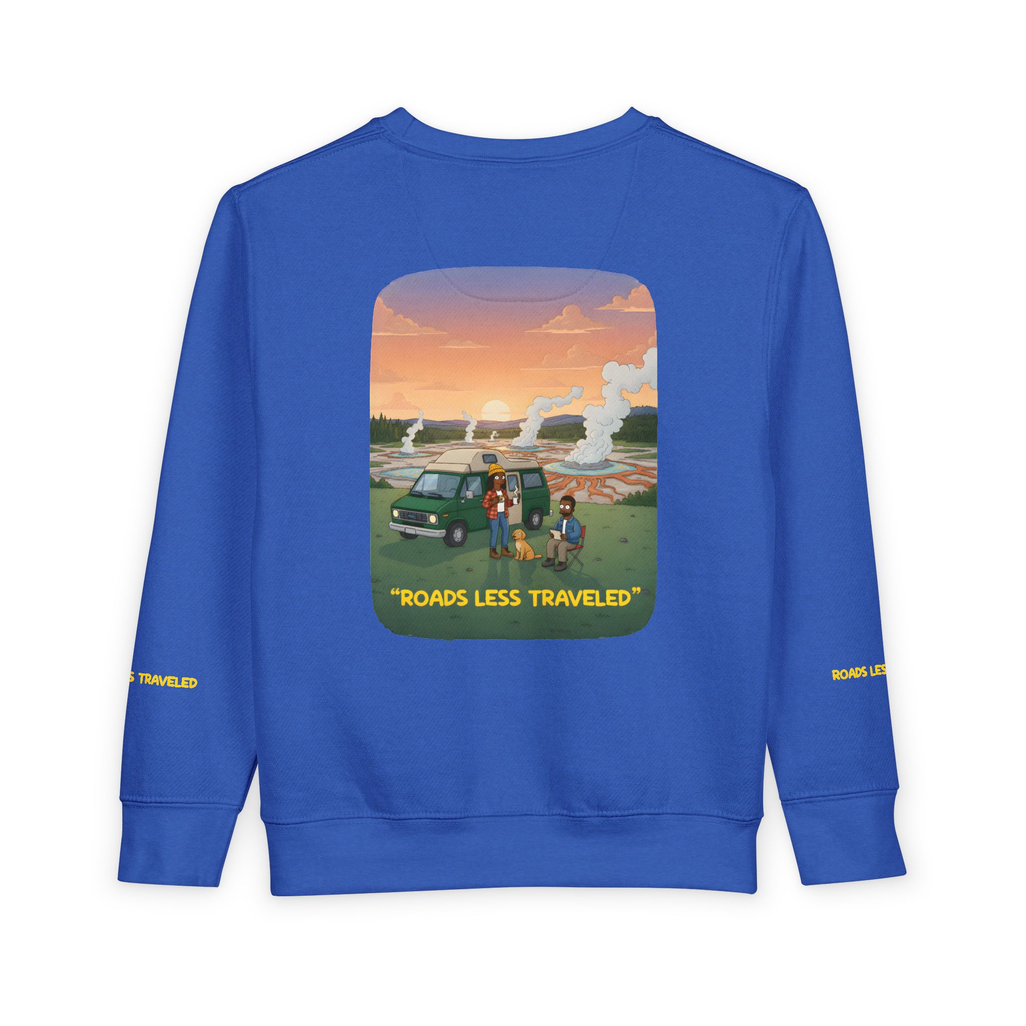 Toddler Sweatshirt - "Roads Less Traveled" (Design Sitcom-Line)