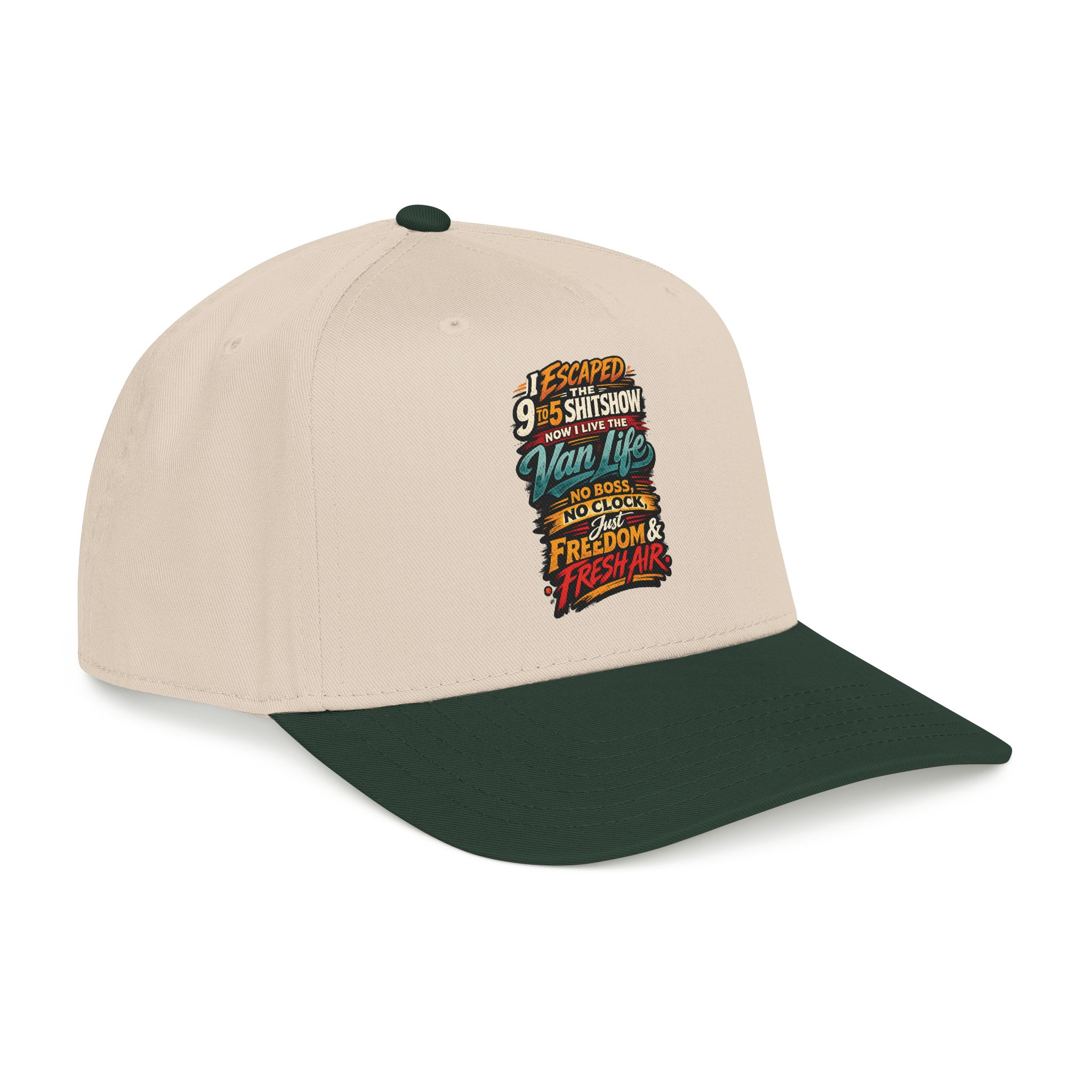 Baseball Cap - "I Escaped The 9 To 5" Design F**K-Line