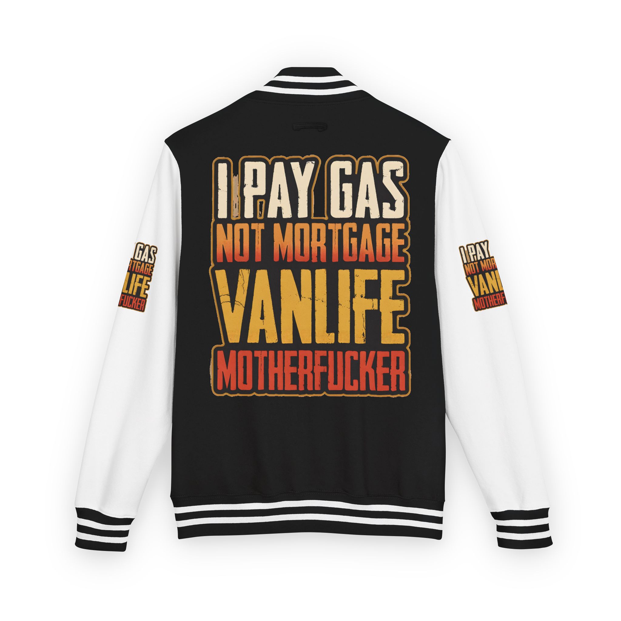 15241365713002802368_2048-1.jpeg Unisex Heavyweight Letterman Jacket — "I Pay Gas Not Mortgage" Design F**K-Line