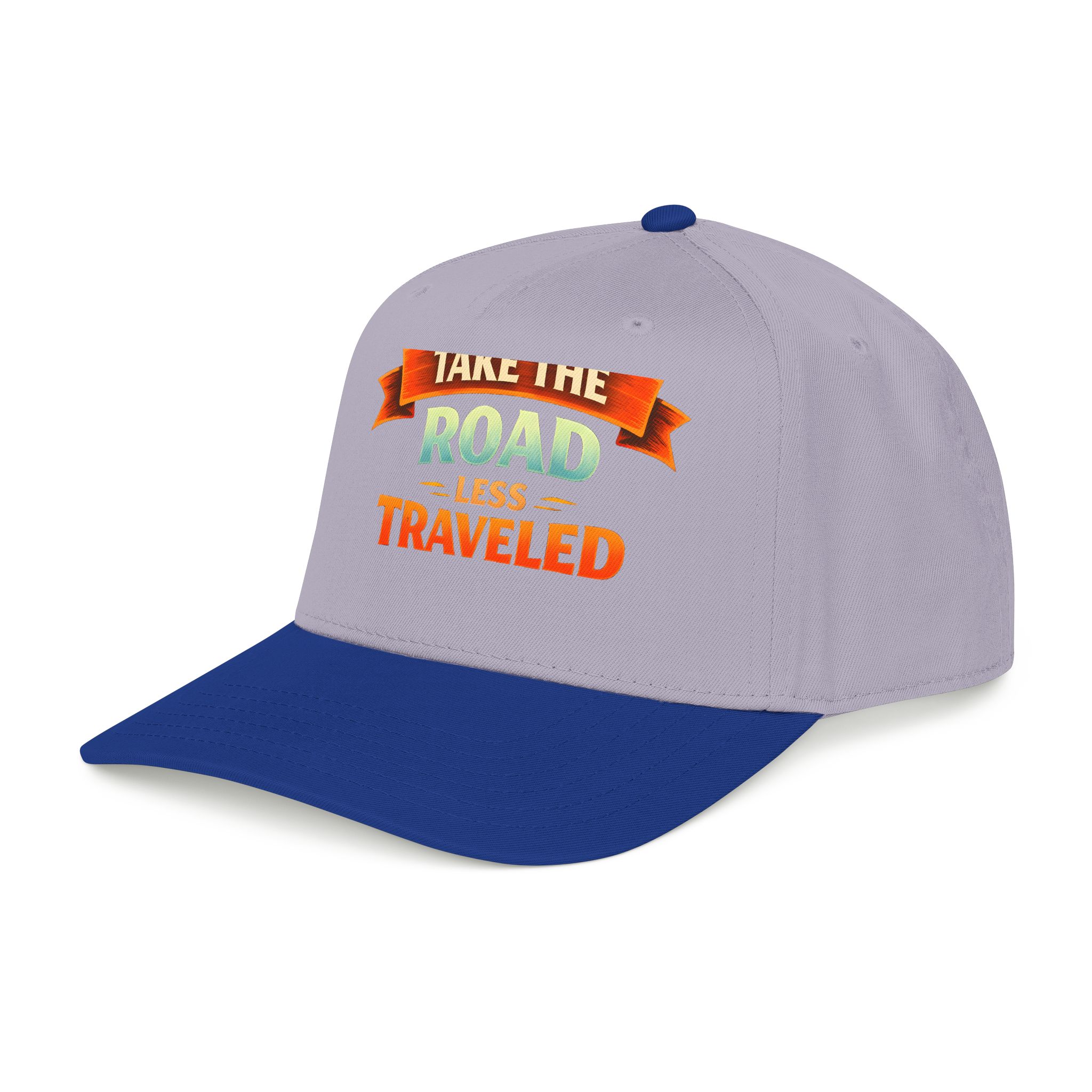 Baseball Cap - "Take The Road Less Traveled" Design Scenic-Line
