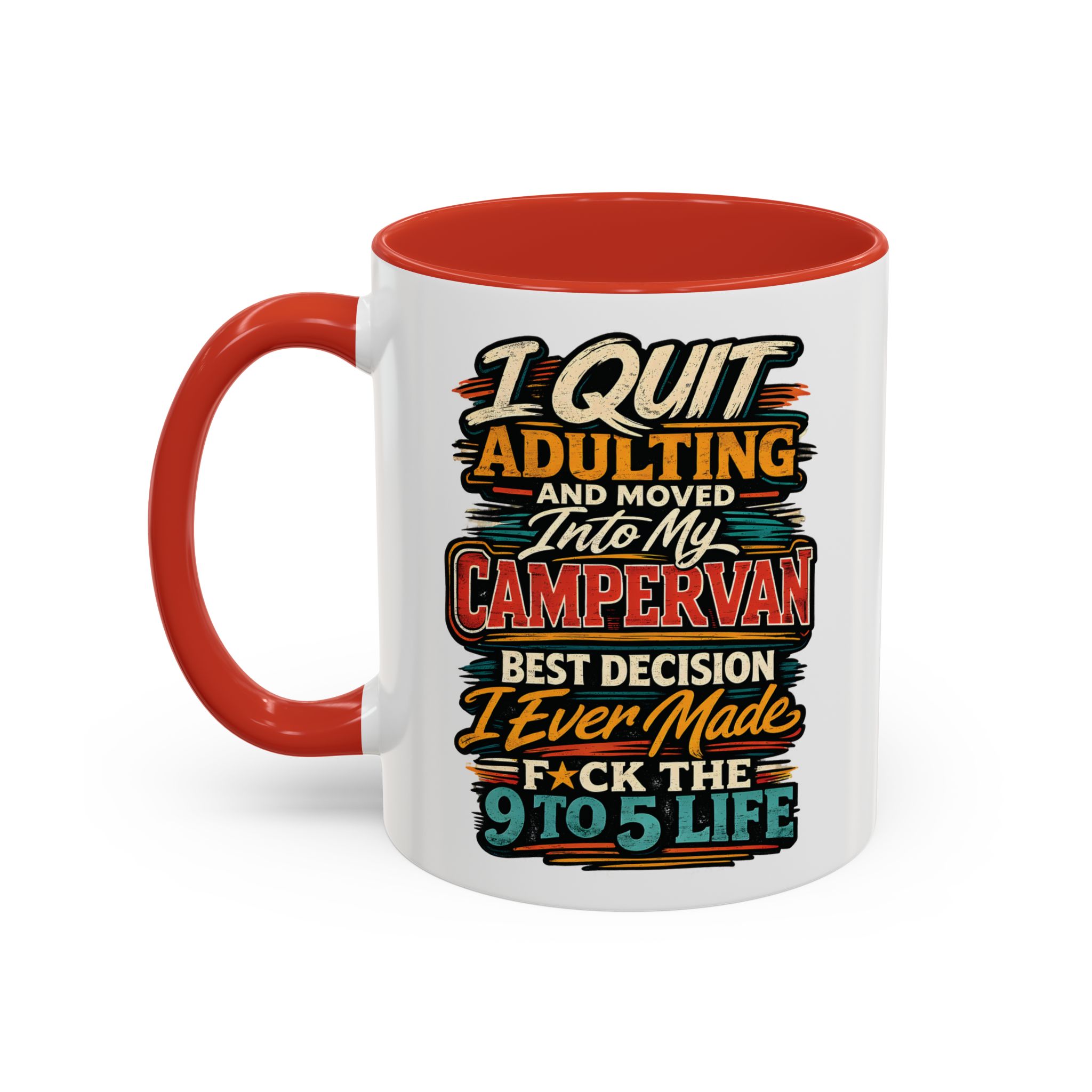 1527754258440117651_2048.jpeg Accent Coffee Mug (11, 15oz) — "I Quit Adulting" Design F**K-Line