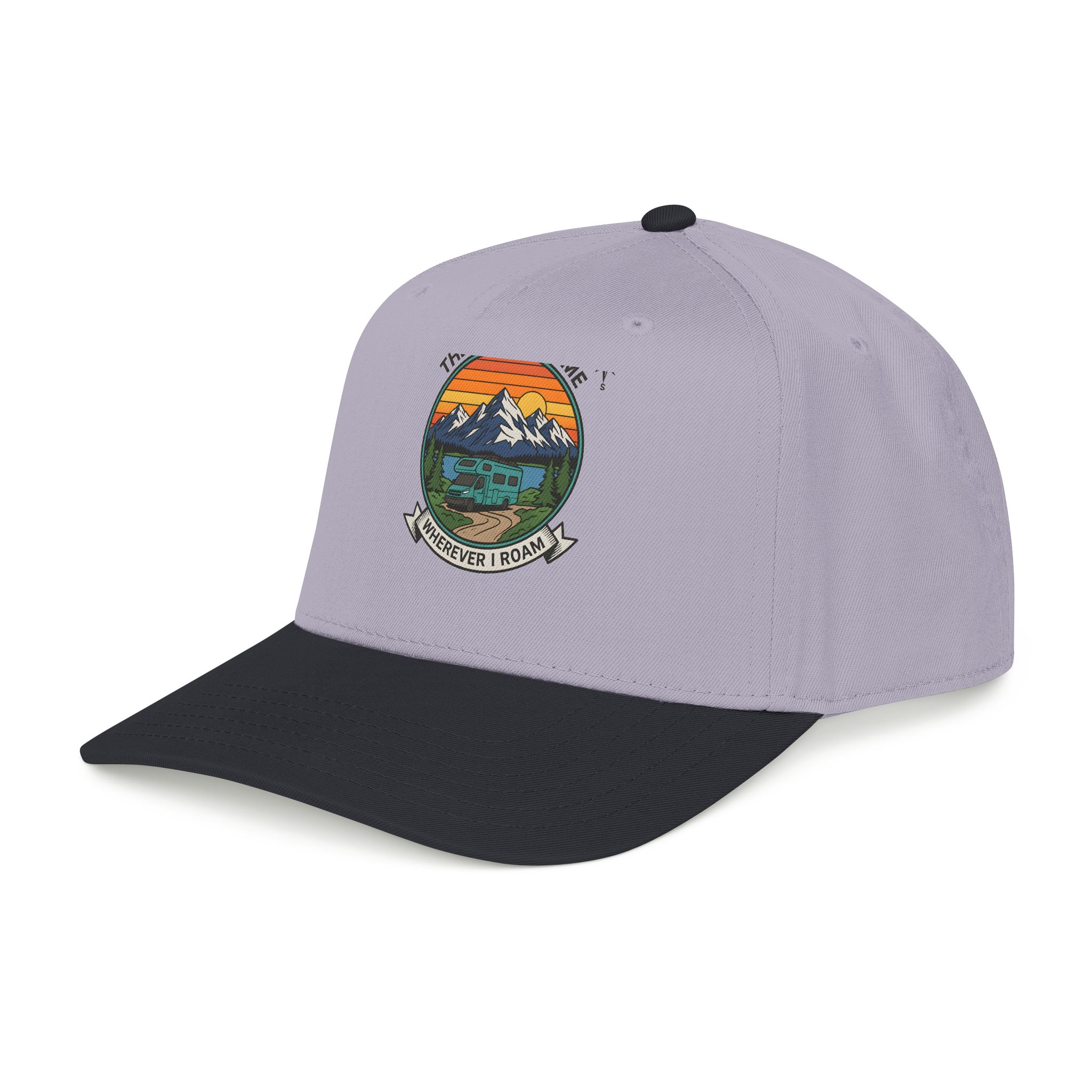 Baseball Cap — "The Road Is Home, Wherever I Roam"