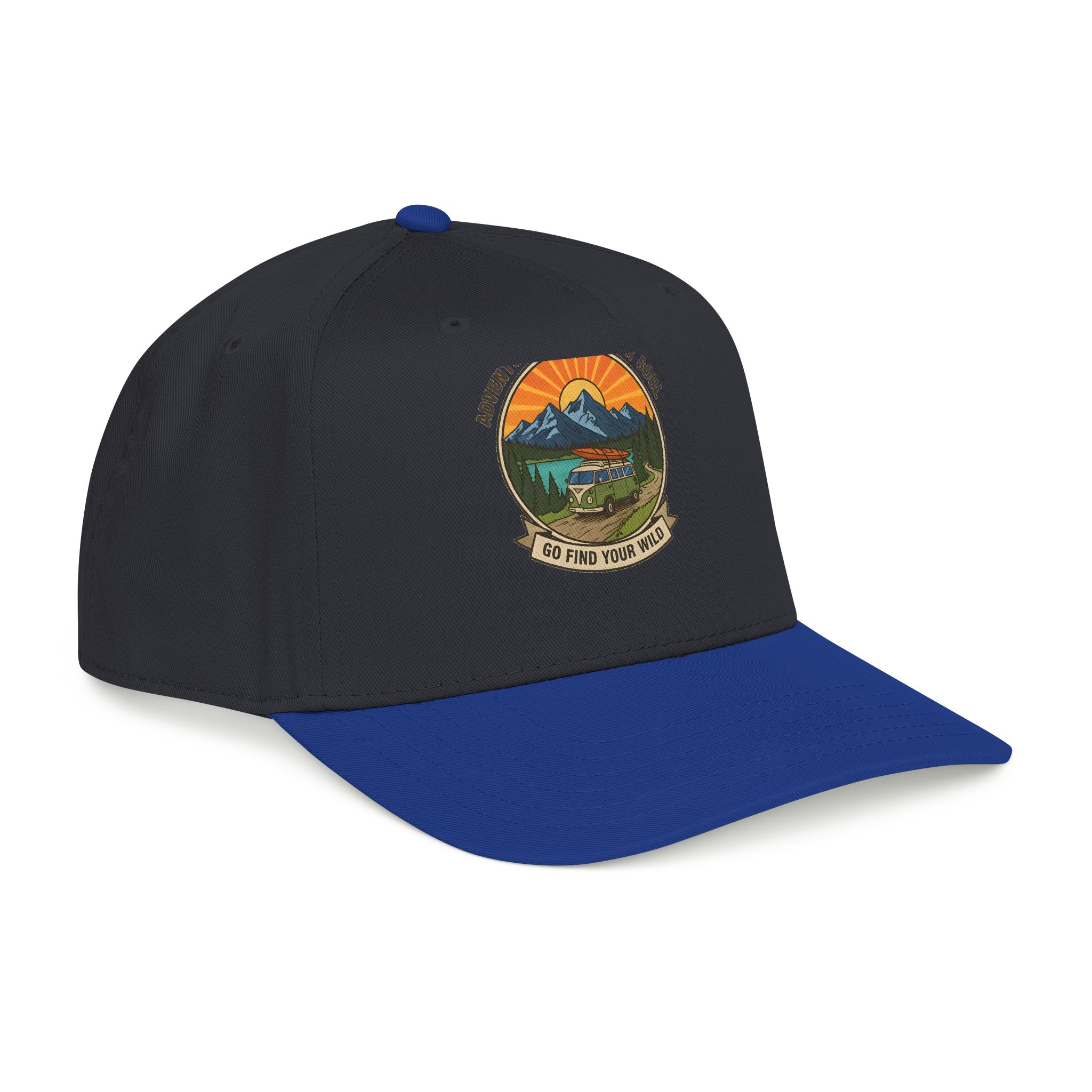 Baseball Cap — "Go Find Your Wild" Outdoor Patch