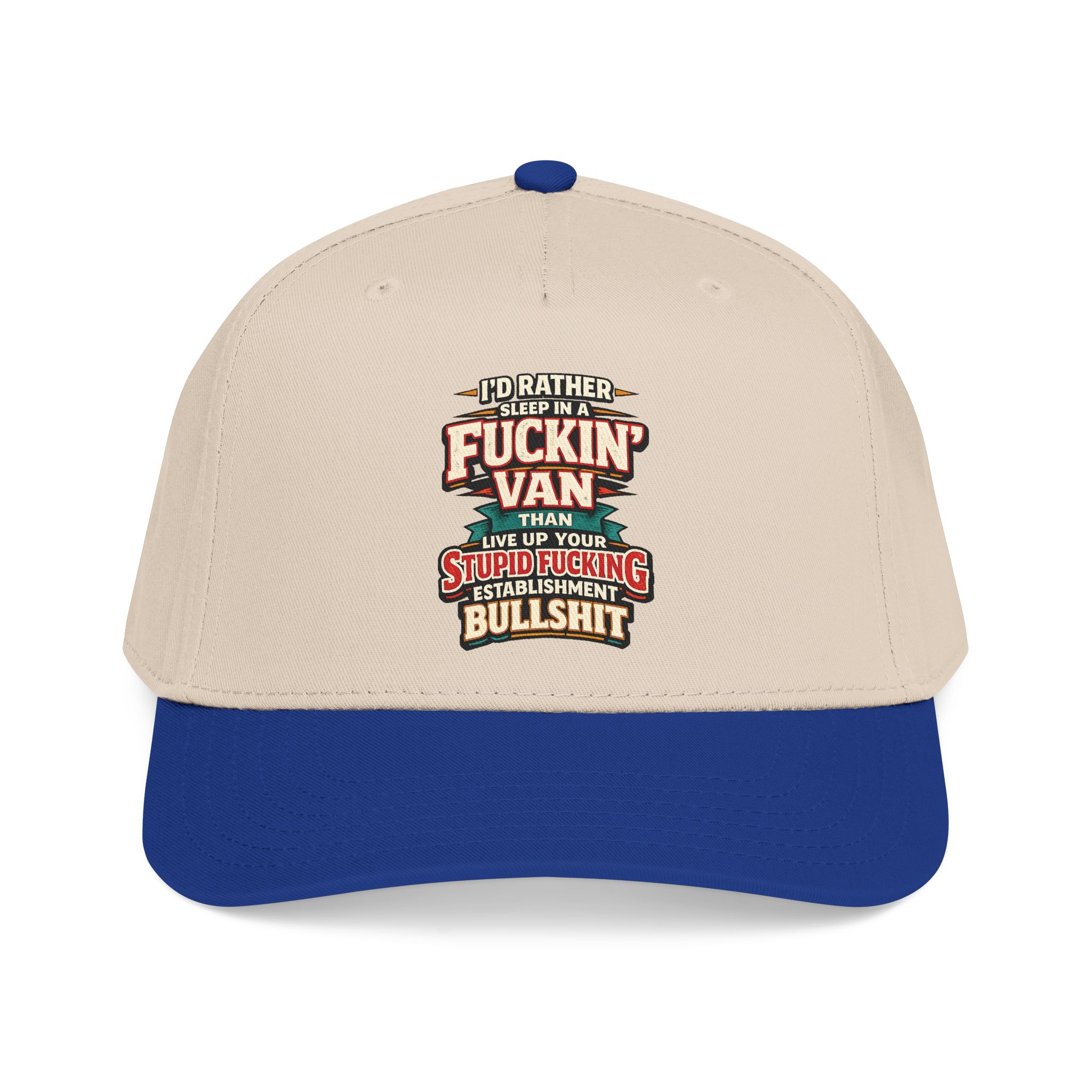 Baseball Cap - "I´d Rather Sleep in A Fucking Van" Design F**K-Line