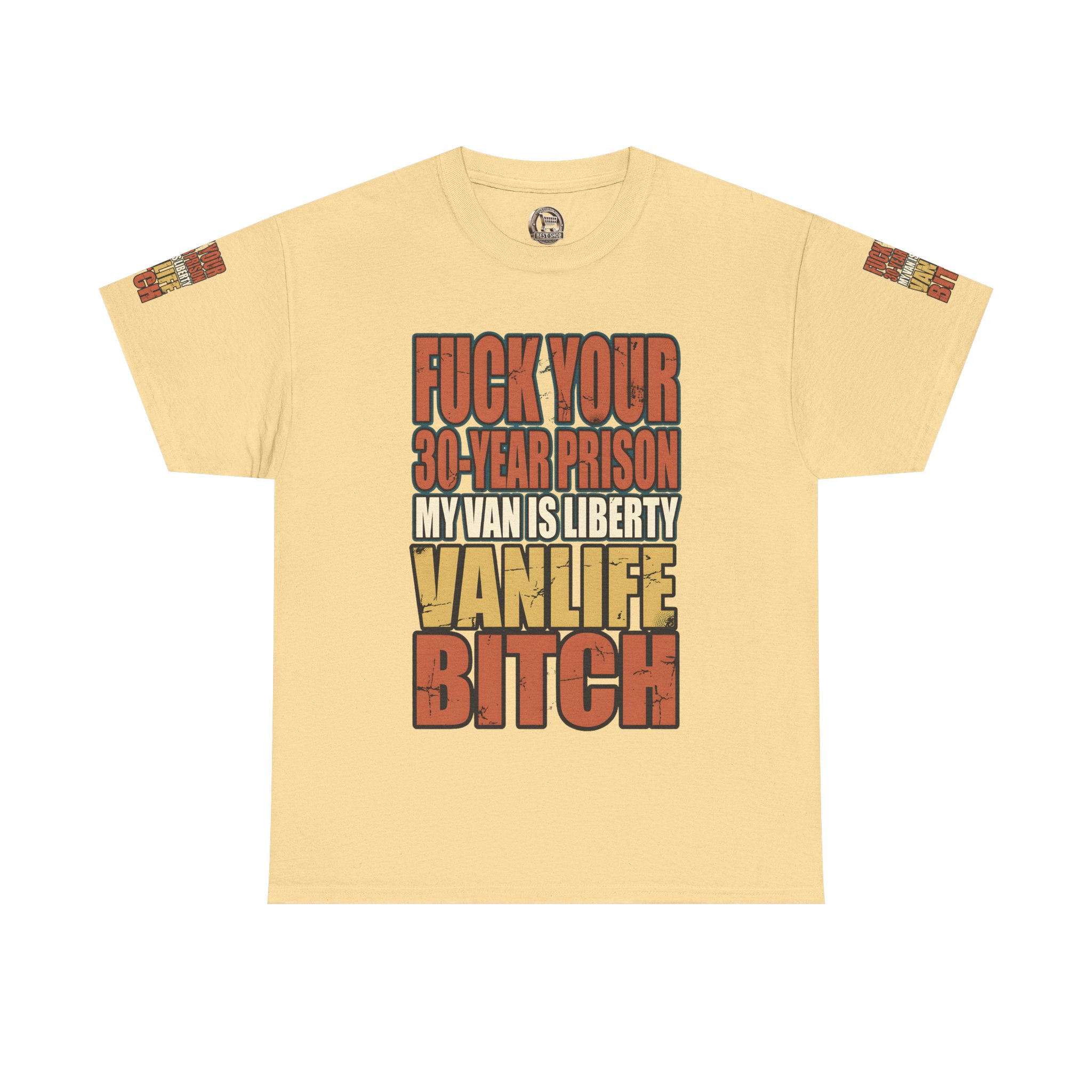 Unisex Heavy Cotton Tee — "Fuck Your 30 Year" Design F**K-Line