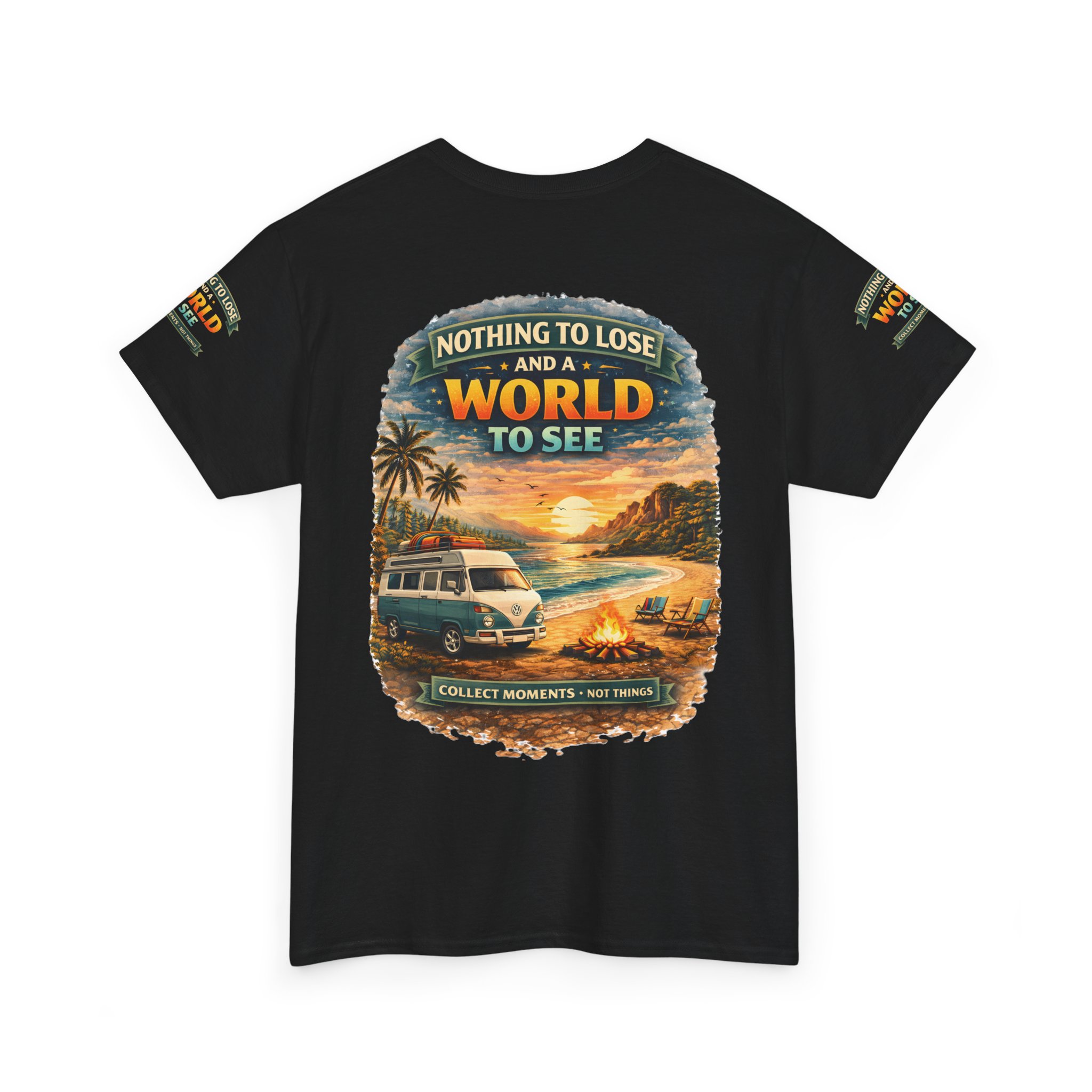 15321931668476723115_2048.jpeg Unisex Heavy Cotton Tee — "Nothing To Lose " Design Scenic-Line