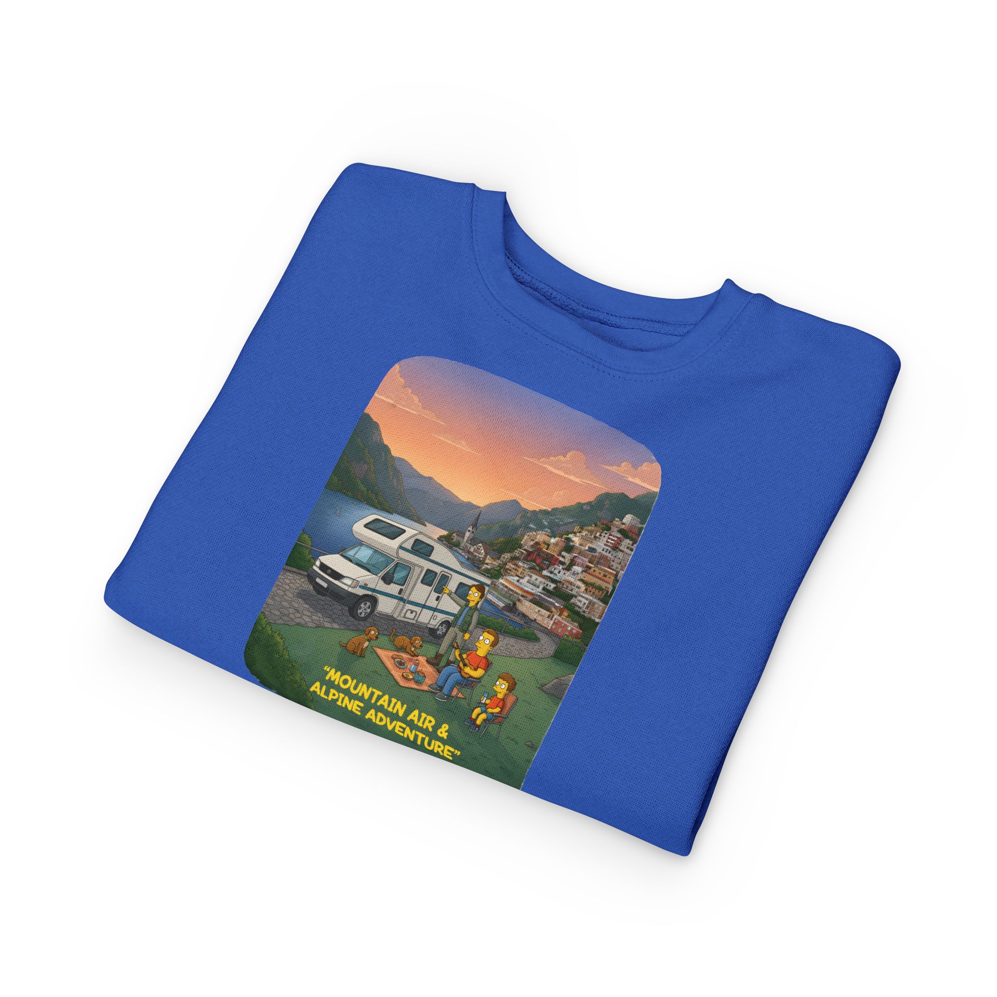 Toddler Sweatshirt - "Mountain Air-Alpine Adventure" (Design Sitcom-Line)