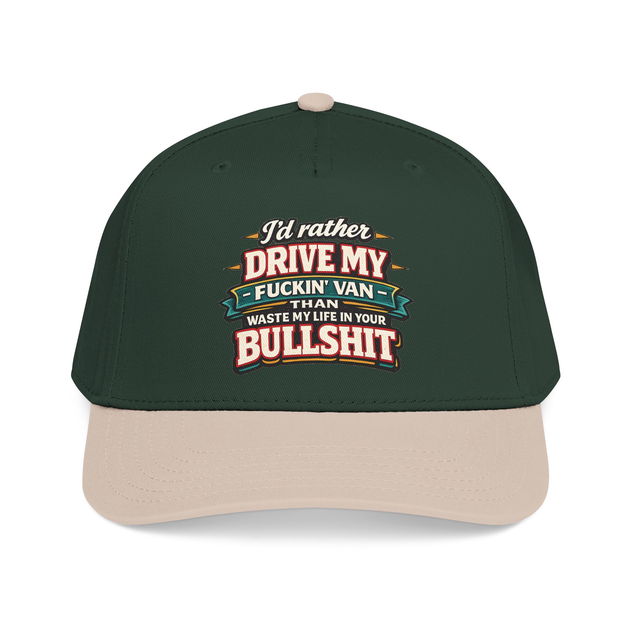 Baseball Cap - "I´d Rather Drive My Fucking Van" Design F**K-Line