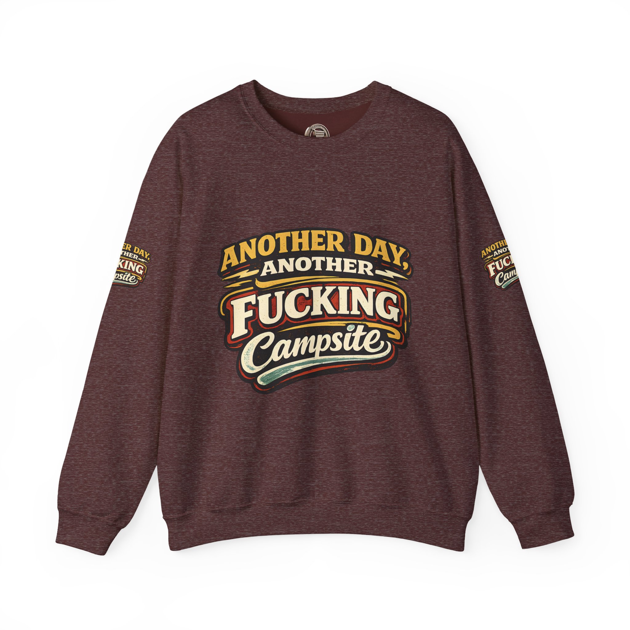 Unisex Heavy Blend™ Crewneck Sweatshirt — "Another Day" Design F**K-Line
