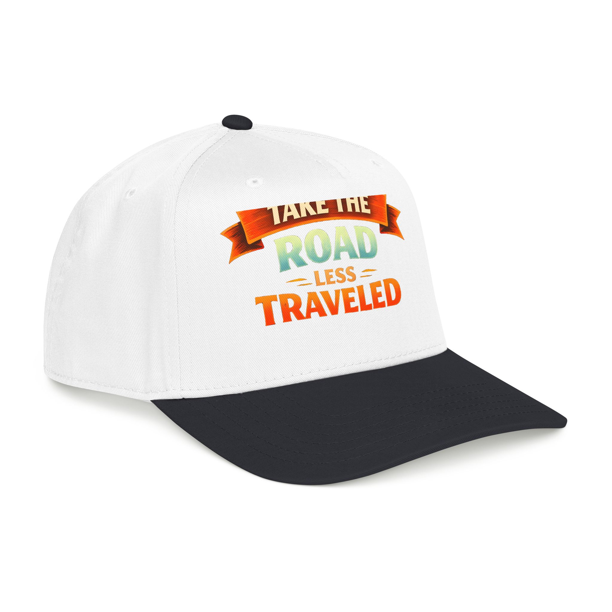 Baseball Cap - "Take The Road Less Traveled" Design Scenic-Line