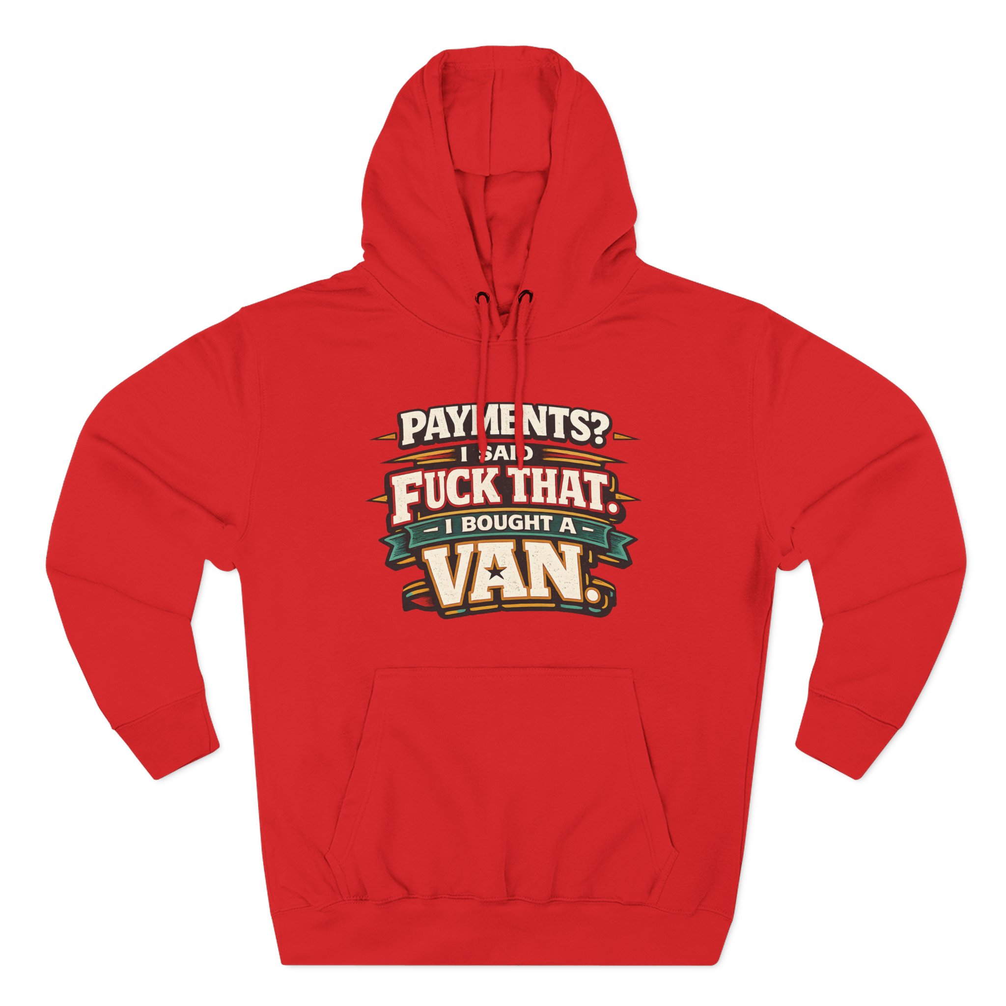15377573647572275172_2048.jpeg Three-Panel Fleece Hoodie - "Payments?I Said" Design F**K-Line