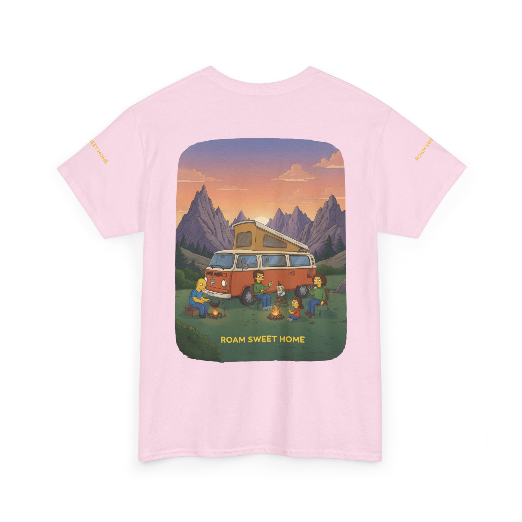 Unisex Heavy Cotton Tee — "Roam Sweet Home" Design Sitcom-Line