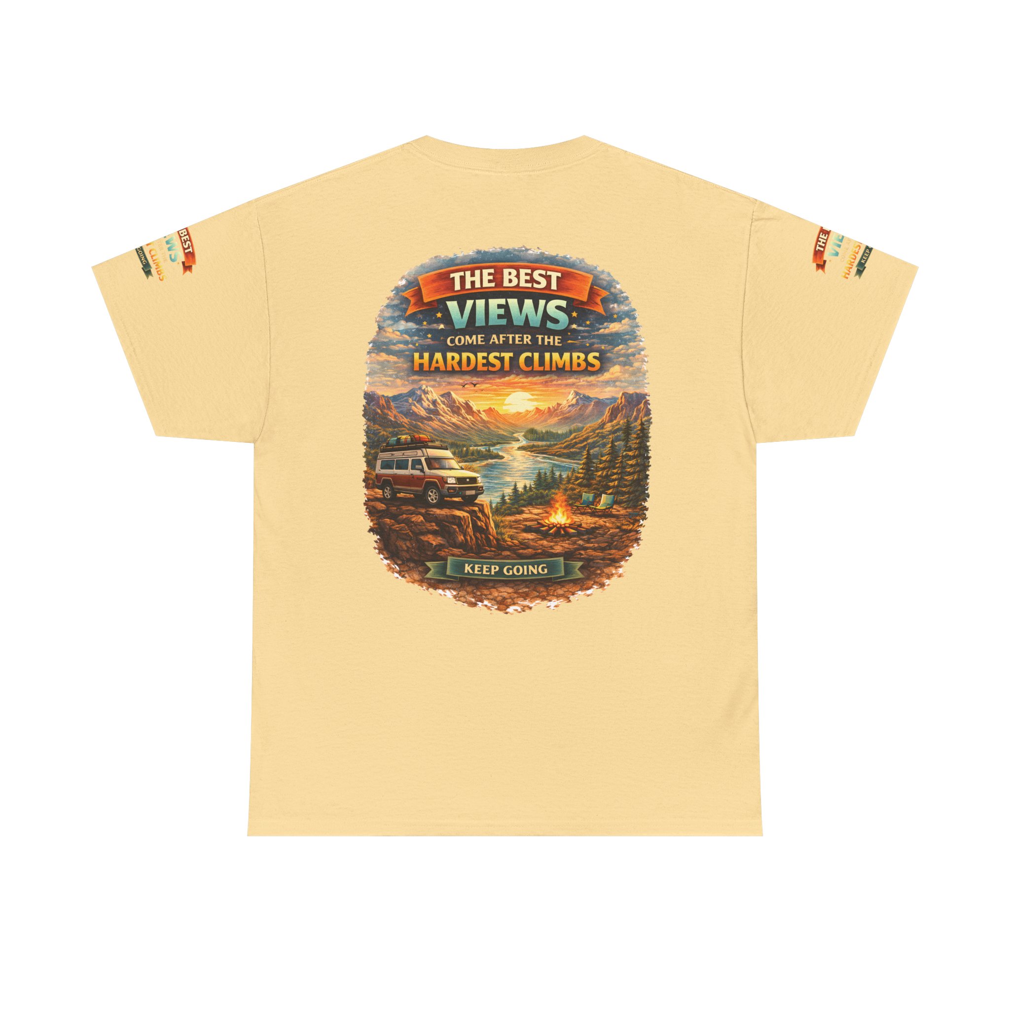 15387736648423382956_2048.jpeg Unisex Heavy Cotton Tee — "The Best Views" Design Scenic-Line