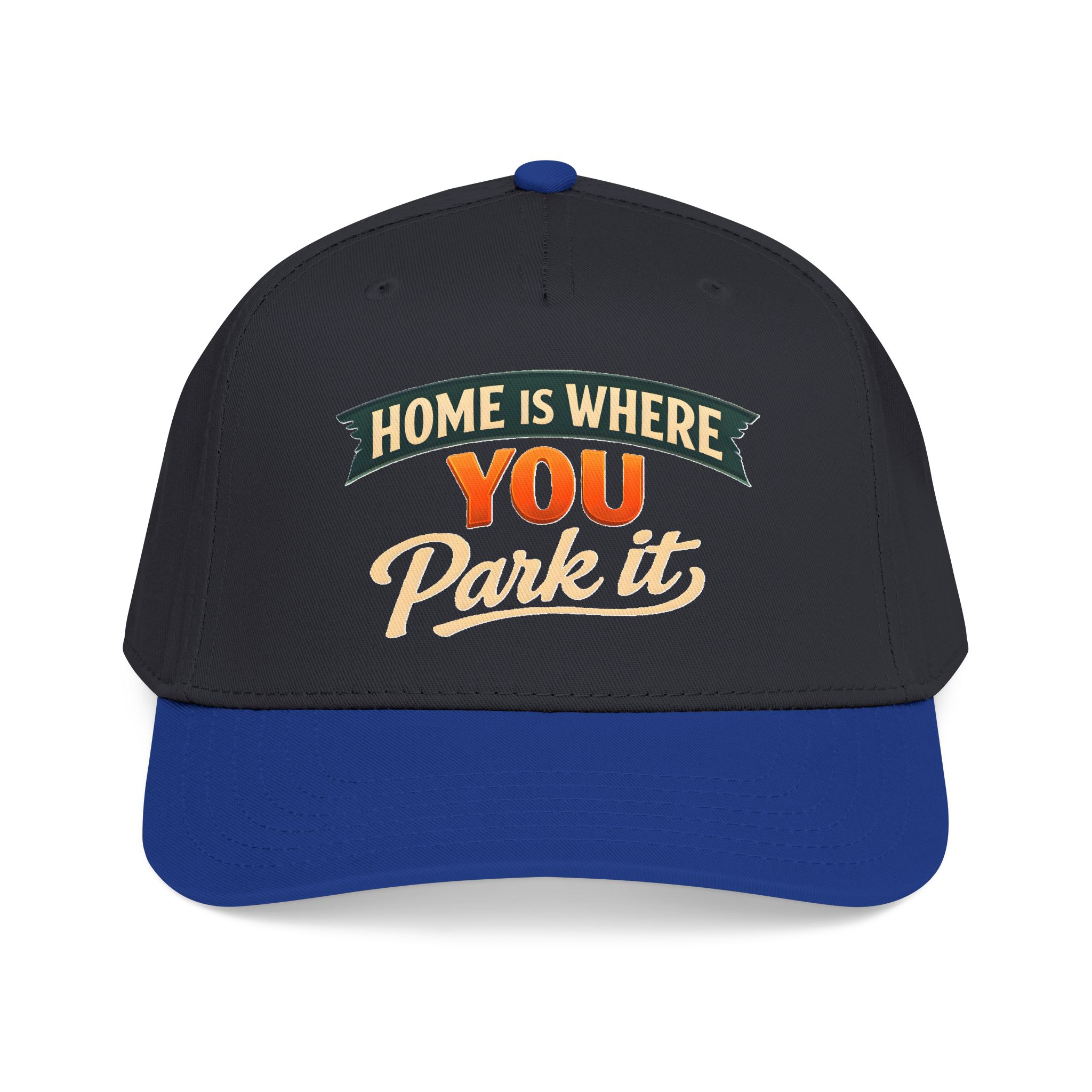 Baseball Cap - "Home Is where You Park It" Design Scenic-Line