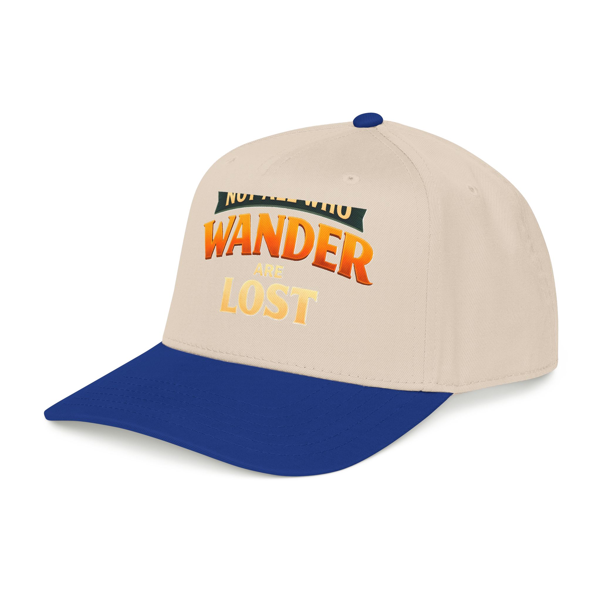 Baseball Cap - "Not All Who Wander Are Lost" Design Scenic-Line