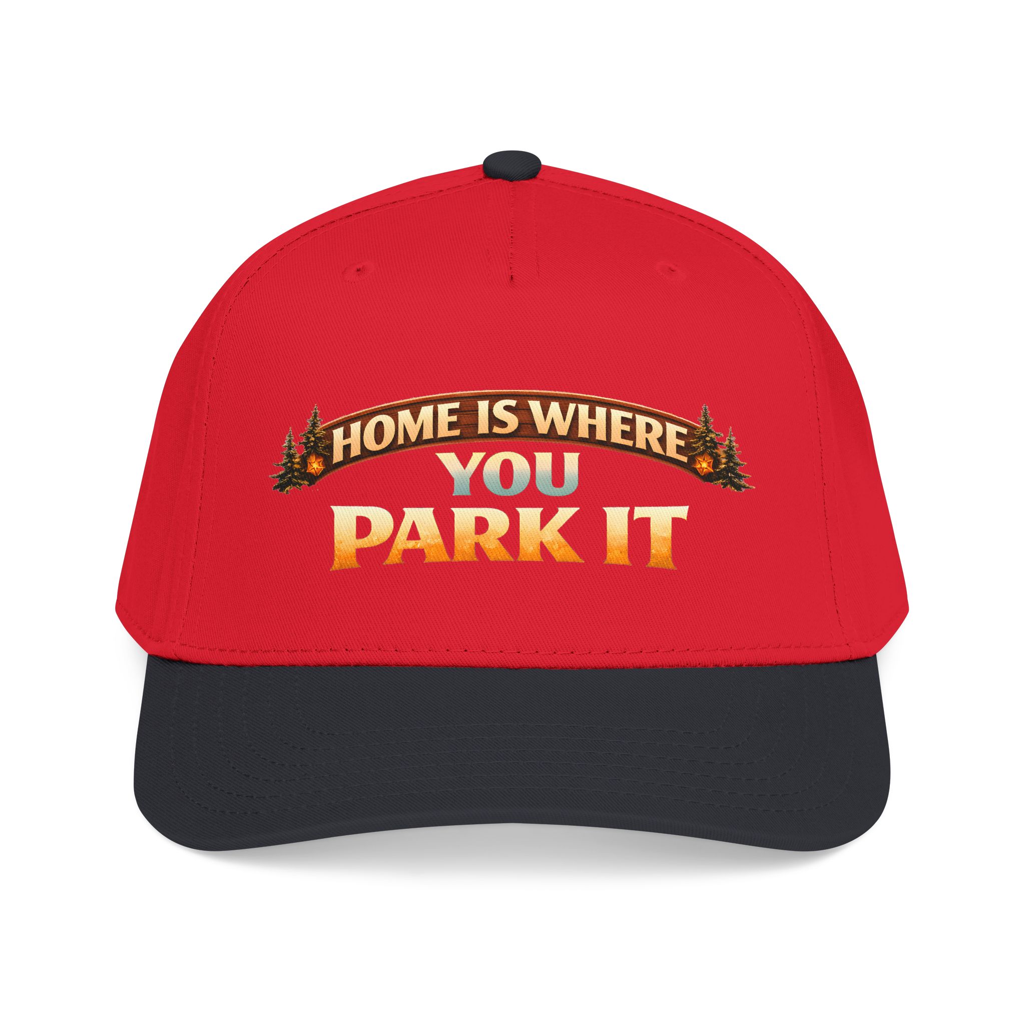 Baseball Cap - "Home Is Where You Park It" Design Scenic-Line