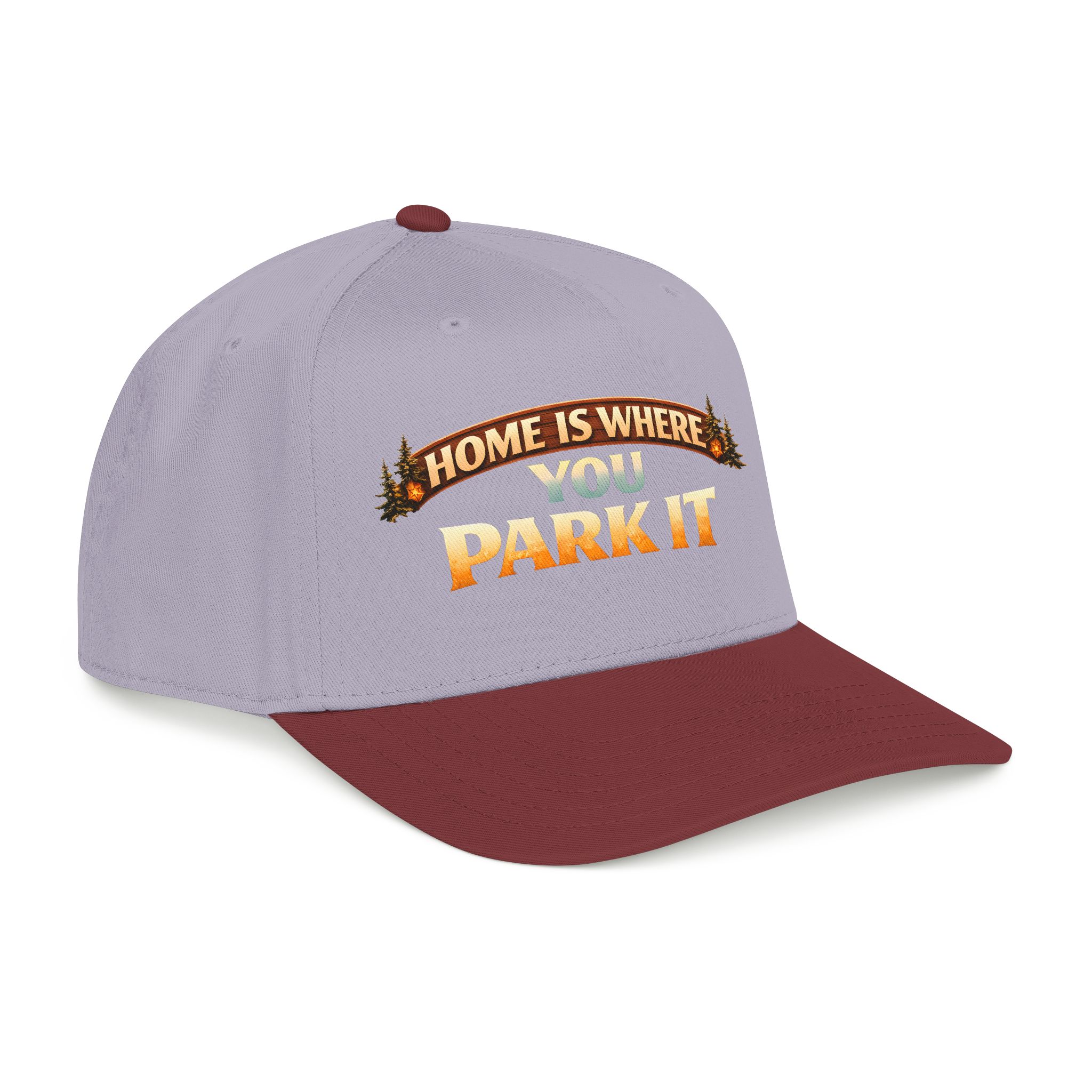 Baseball Cap - "Home Is Where You Park It" Design Scenic-Line