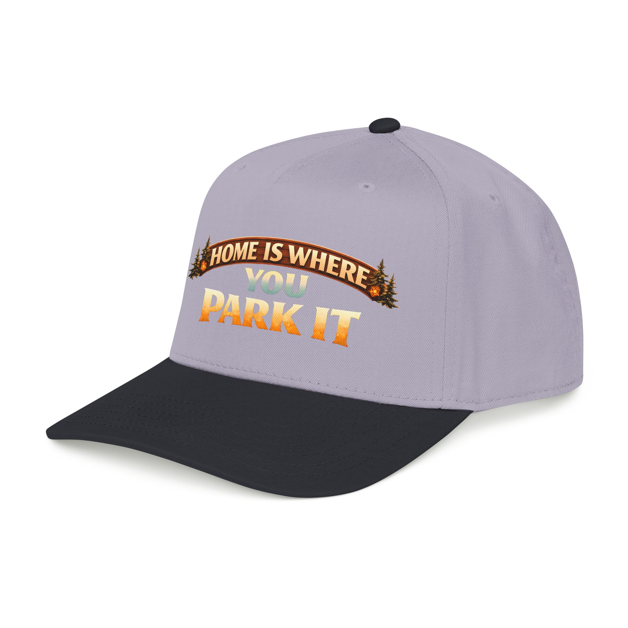 Baseball Cap - "Home Is Where You Park It" Design Scenic-Line