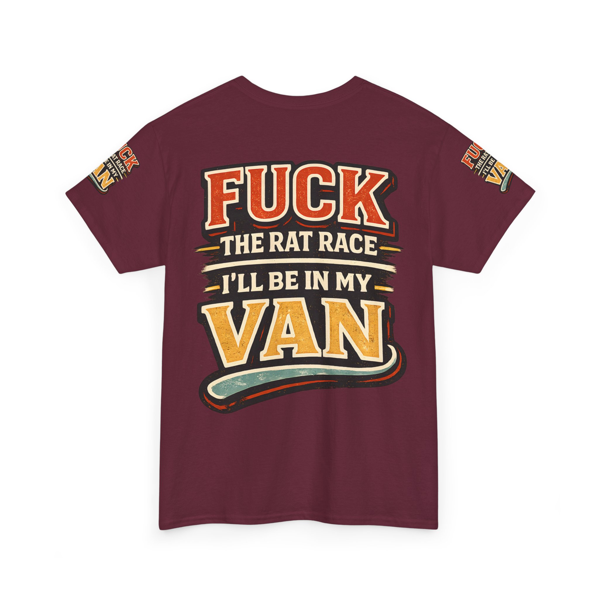 15425851321953426392_2048.jpeg Unisex Heavy Cotton Tee — "Fuck The Rat Race" Design F**K-Line