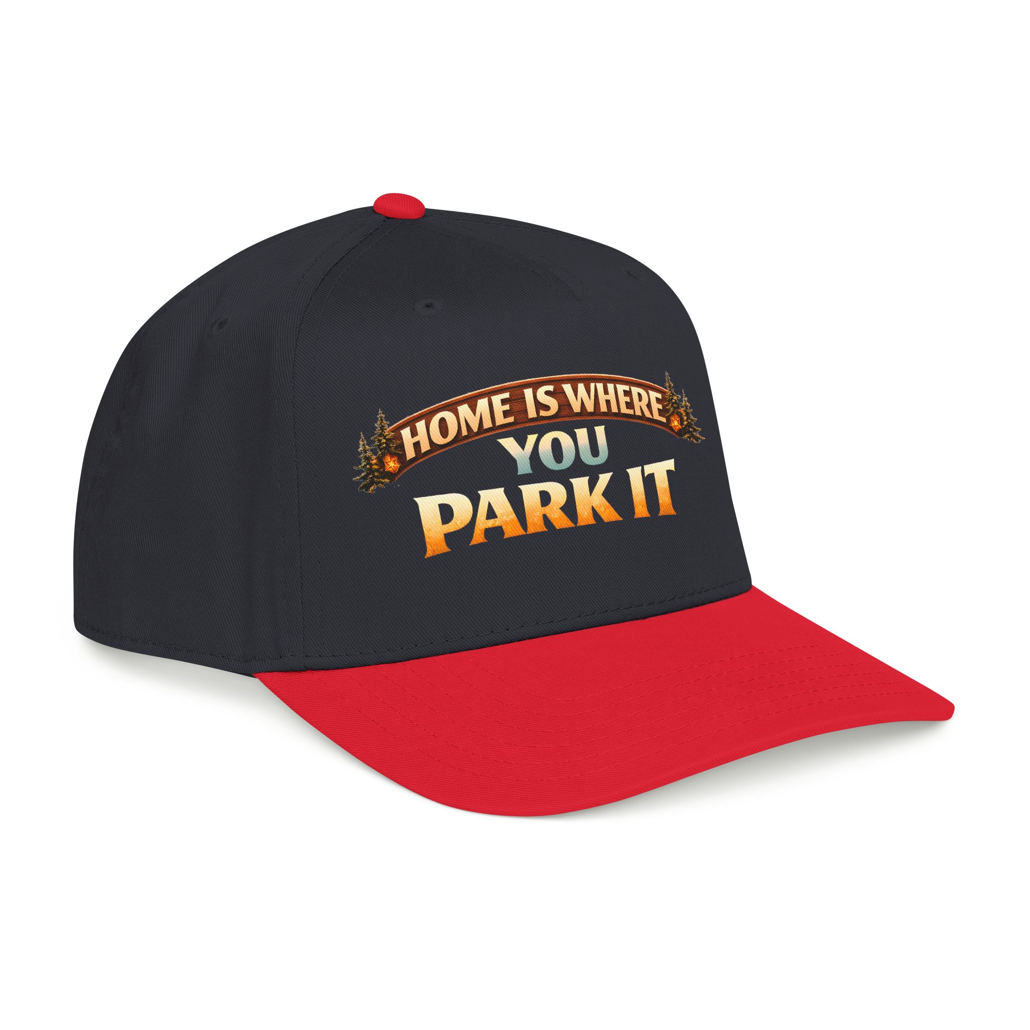 Baseball Cap - "Home Is Where You Park It" Design Scenic-Line