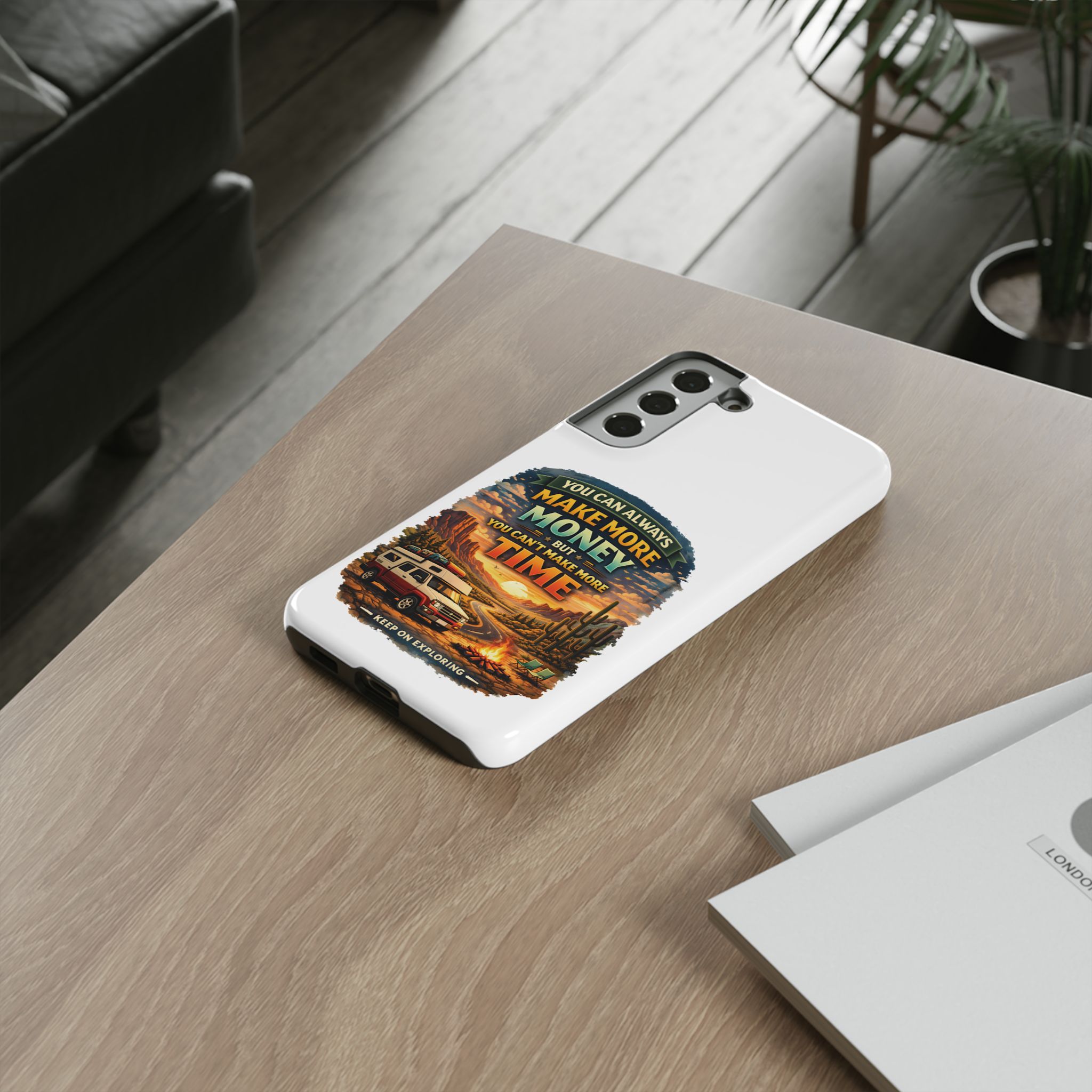 Phone Case — "You Can Always Make Money" (Design Scenic-Line)