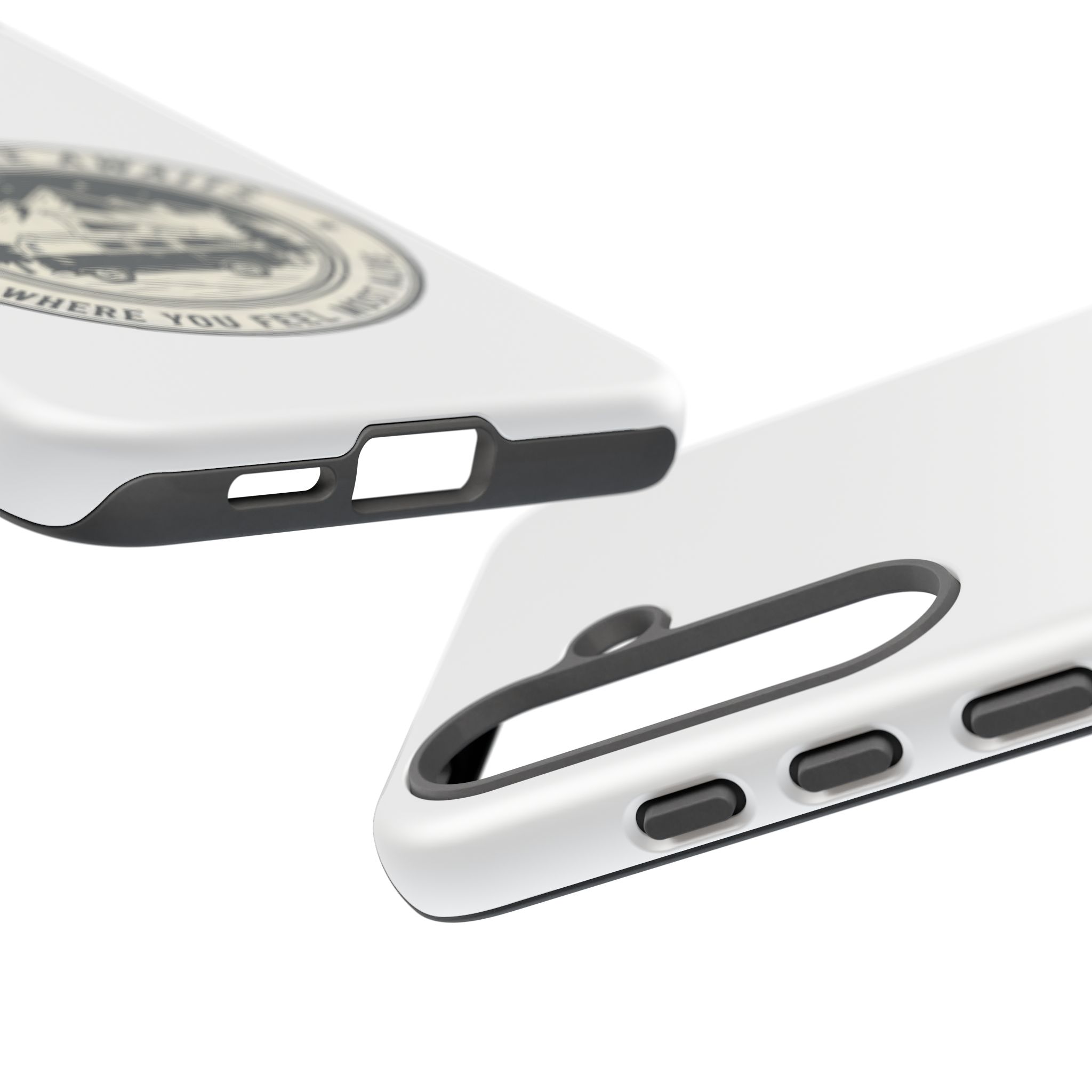 Phone Case — "Adventure Awaits-Go Where You Feel Most Alive" Camper Van Design