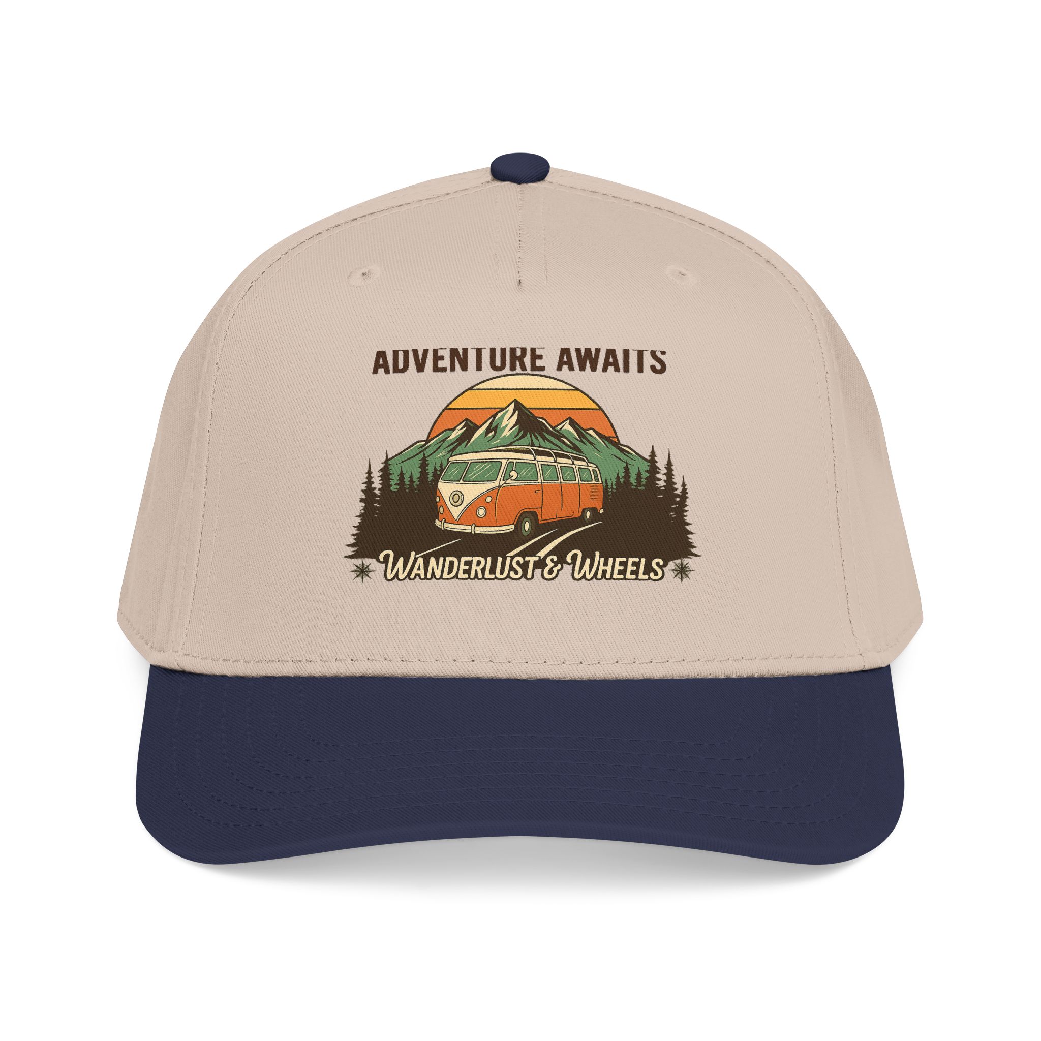 Baseball Cap - "Home Is Where You Adventure Awaits" Mid Profile Baseball Cap