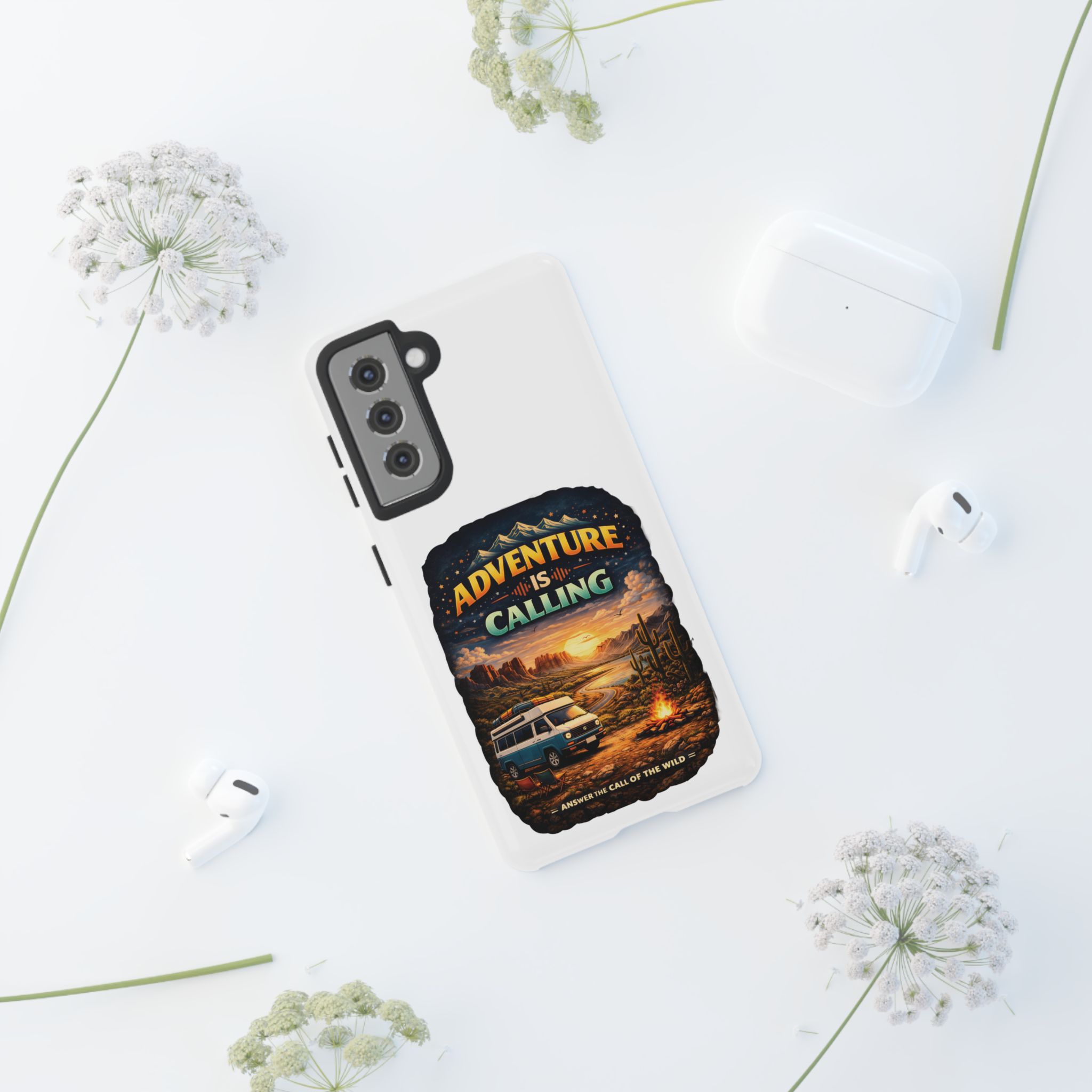 15474614763649041538_2048.jpeg Phone Case — "Adventure Is Calling" (Design Scenic-Line)