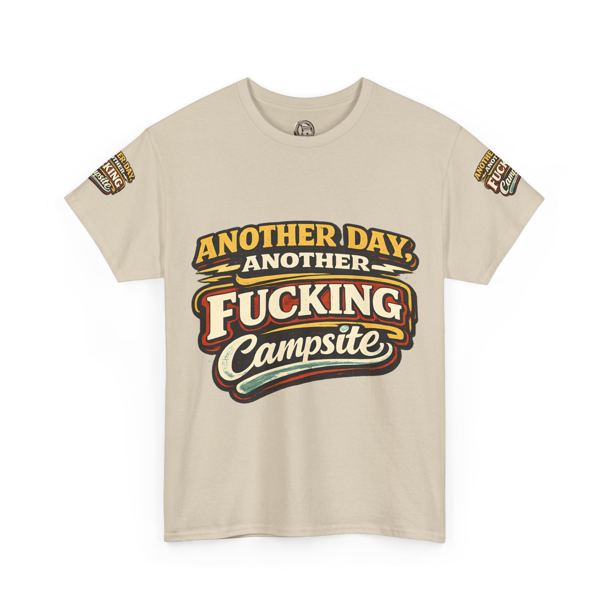 Unisex Heavy Cotton Tee — "Another Day" Design F**K-Line