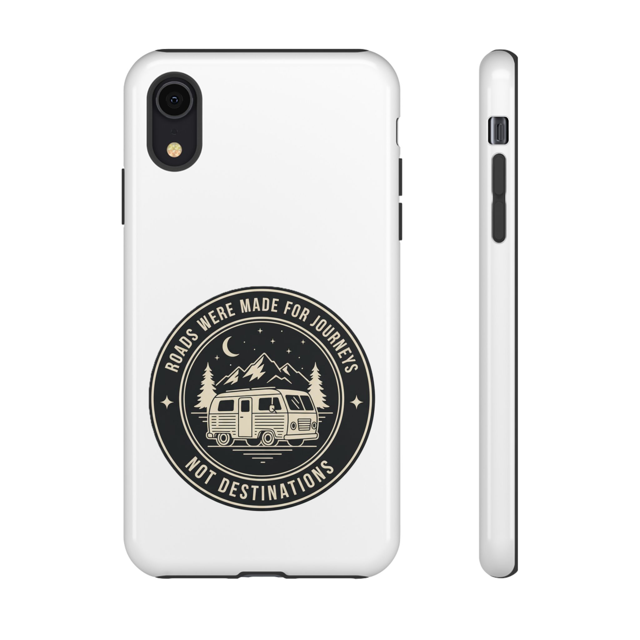 Phone Case — "ROAD WHERE MADE FOR JOURNEYS-NOT DESTINATIONS" Camper Van Design
