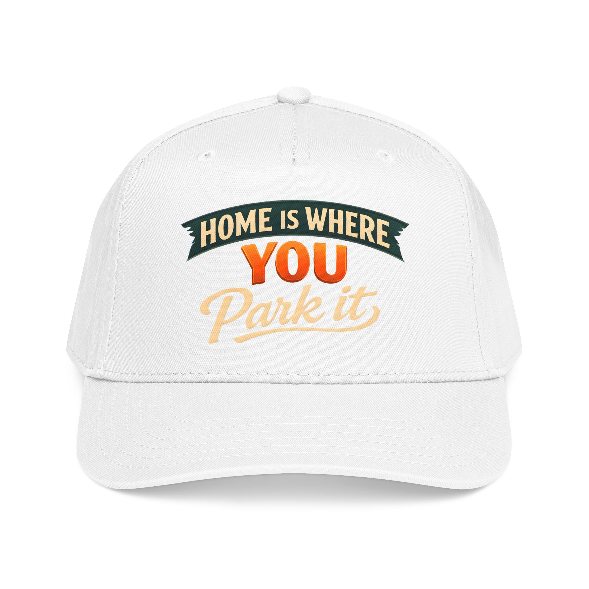 Baseball Cap - "Home Is where You Park It" Design Scenic-Line