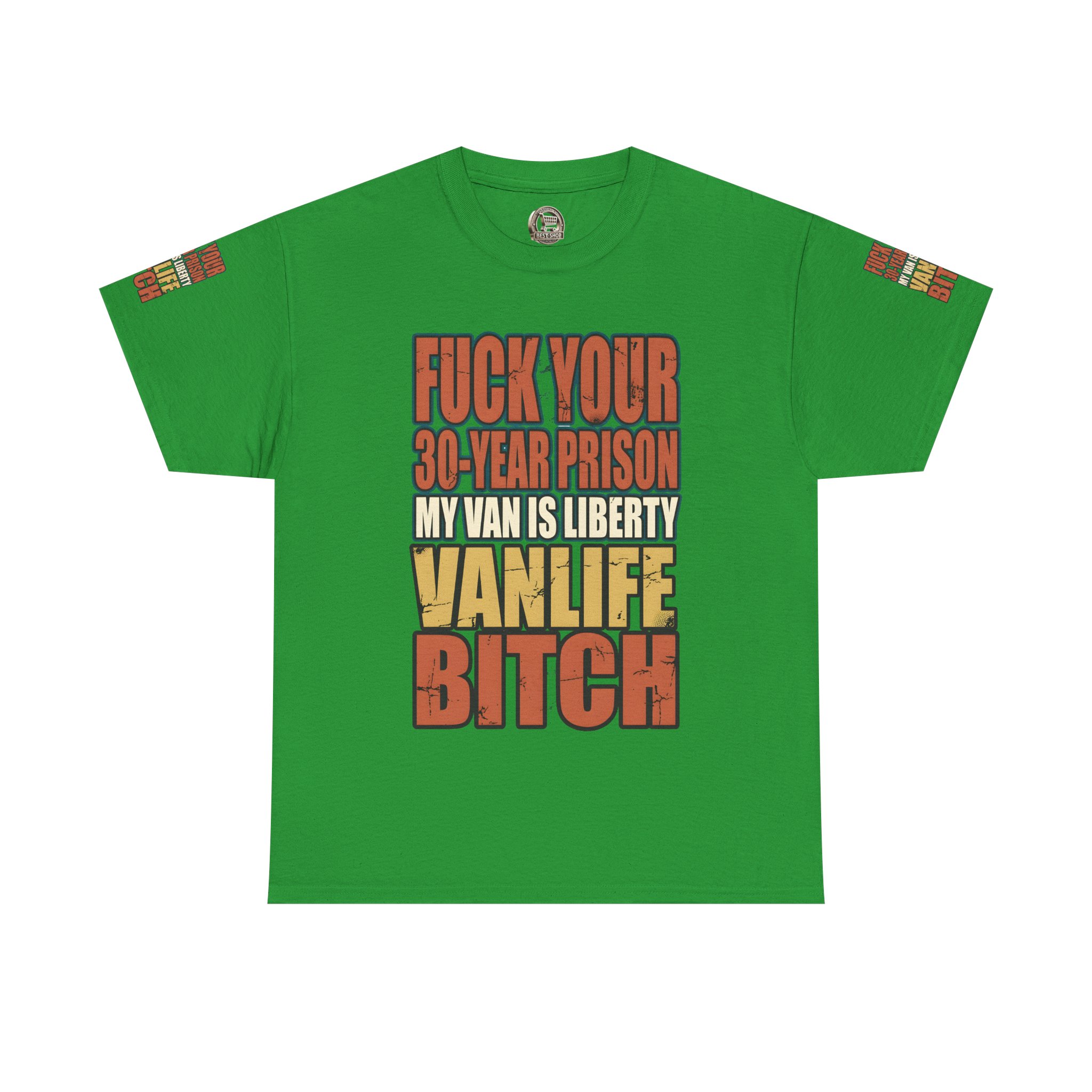 Unisex Heavy Cotton Tee — "Fuck Your 30 Year" Design F**K-Line