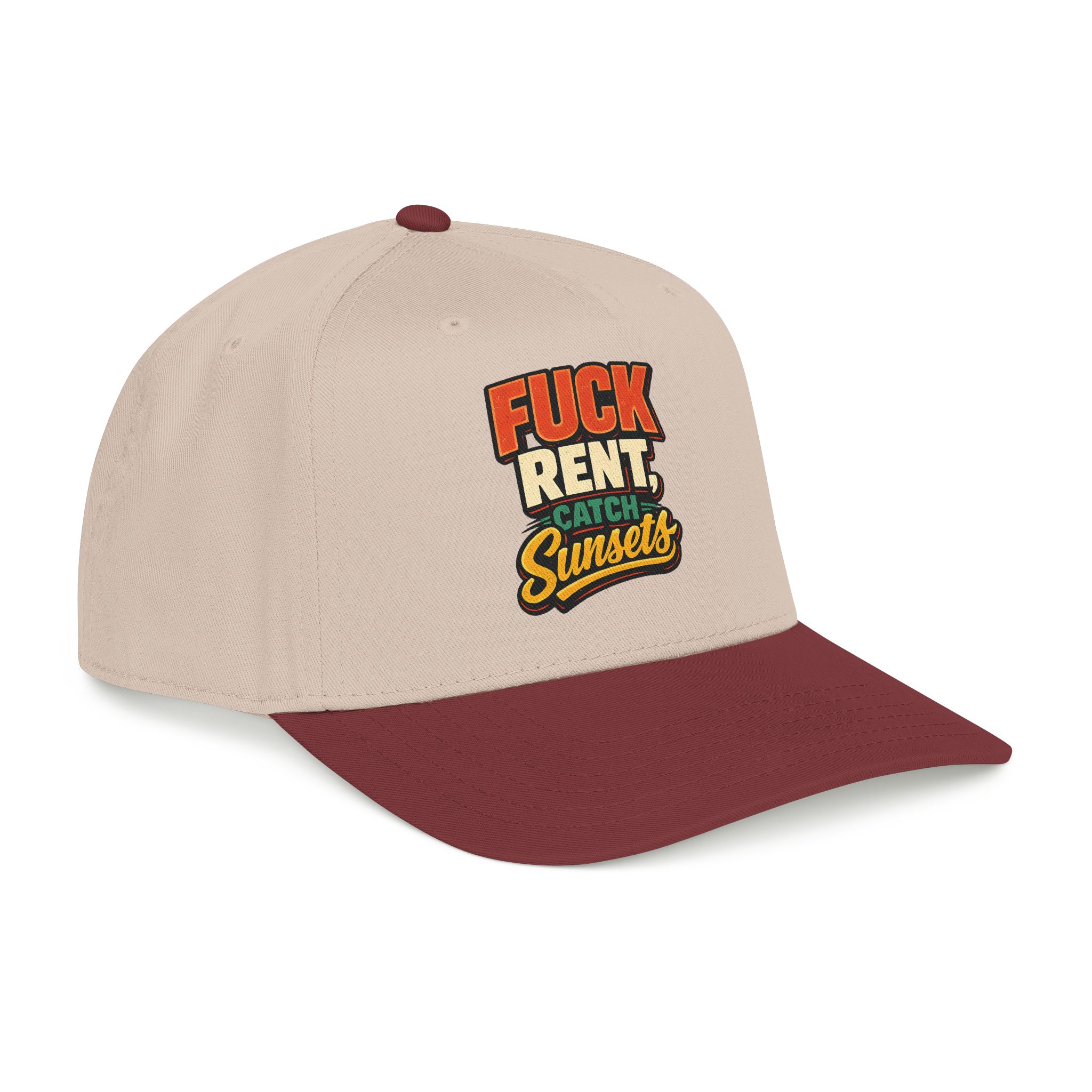 Baseball Cap - "Fuck Rent Catch Sunsets" Design F**K-Line