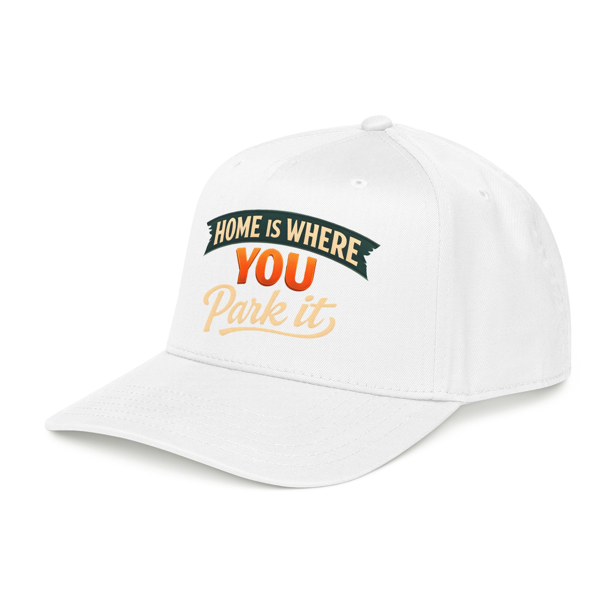 Baseball Cap - "Home Is where You Park It" Design Scenic-Line