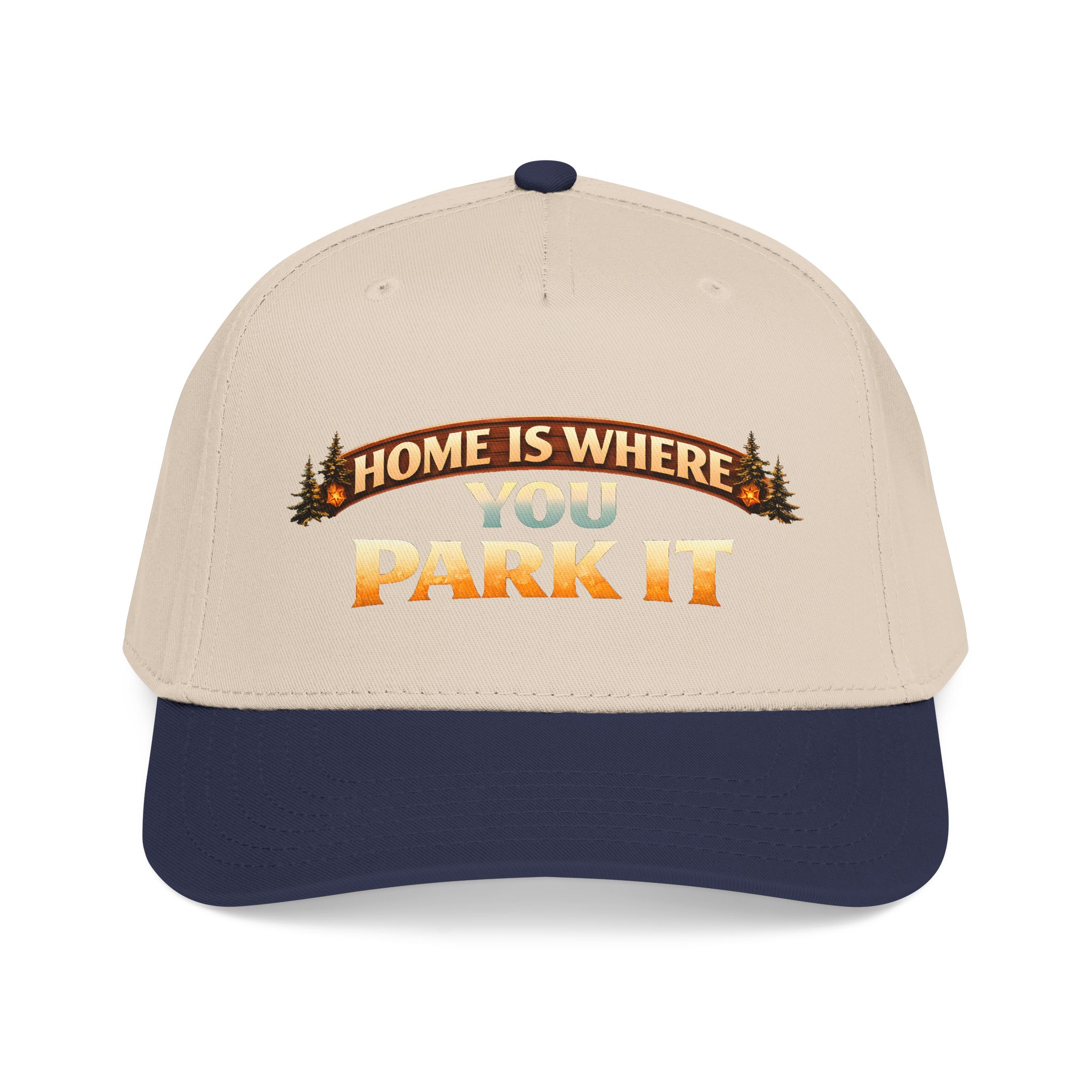 Baseball Cap - "Home Is Where You Park It" Design Scenic-Line