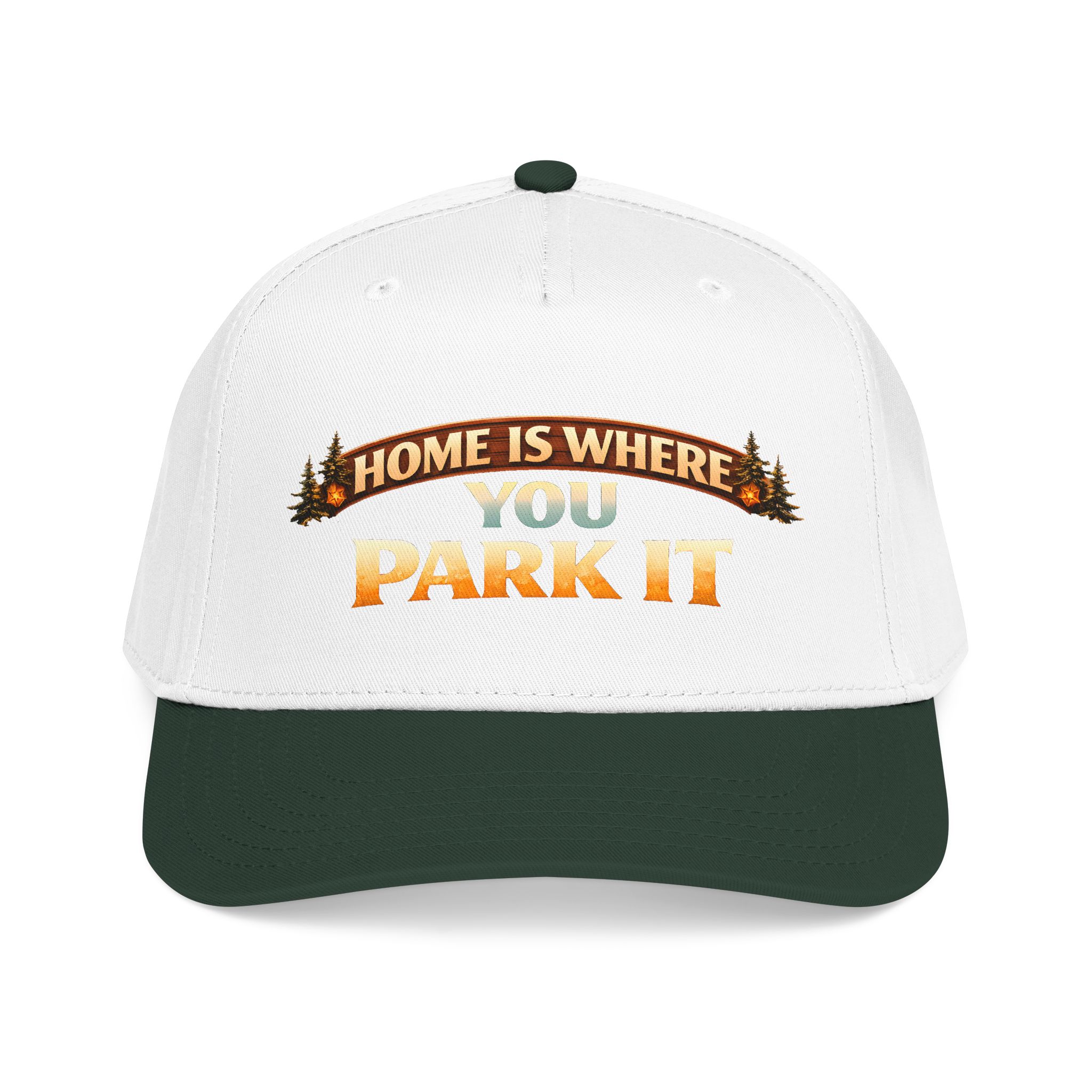 Baseball Cap - "Home Is Where You Park It" Design Scenic-Line