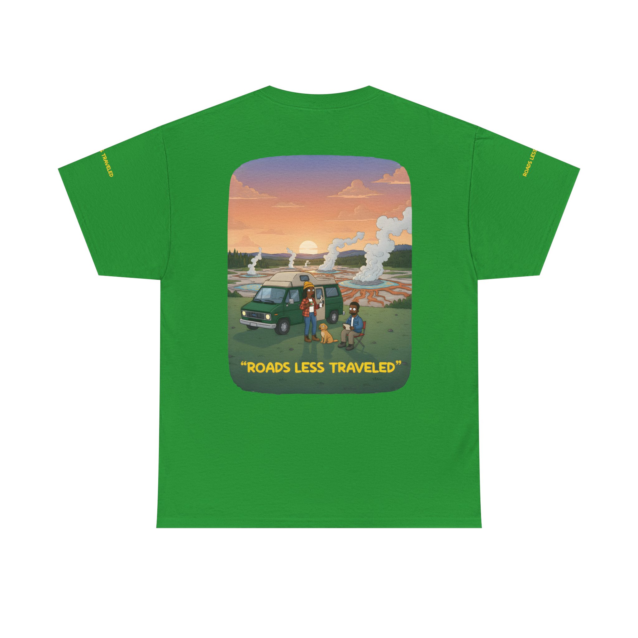 15575237138246714856_2048.jpeg Unisex Heavy Cotton Tee — "Roads Less Traveled" Design Sitcom-Line