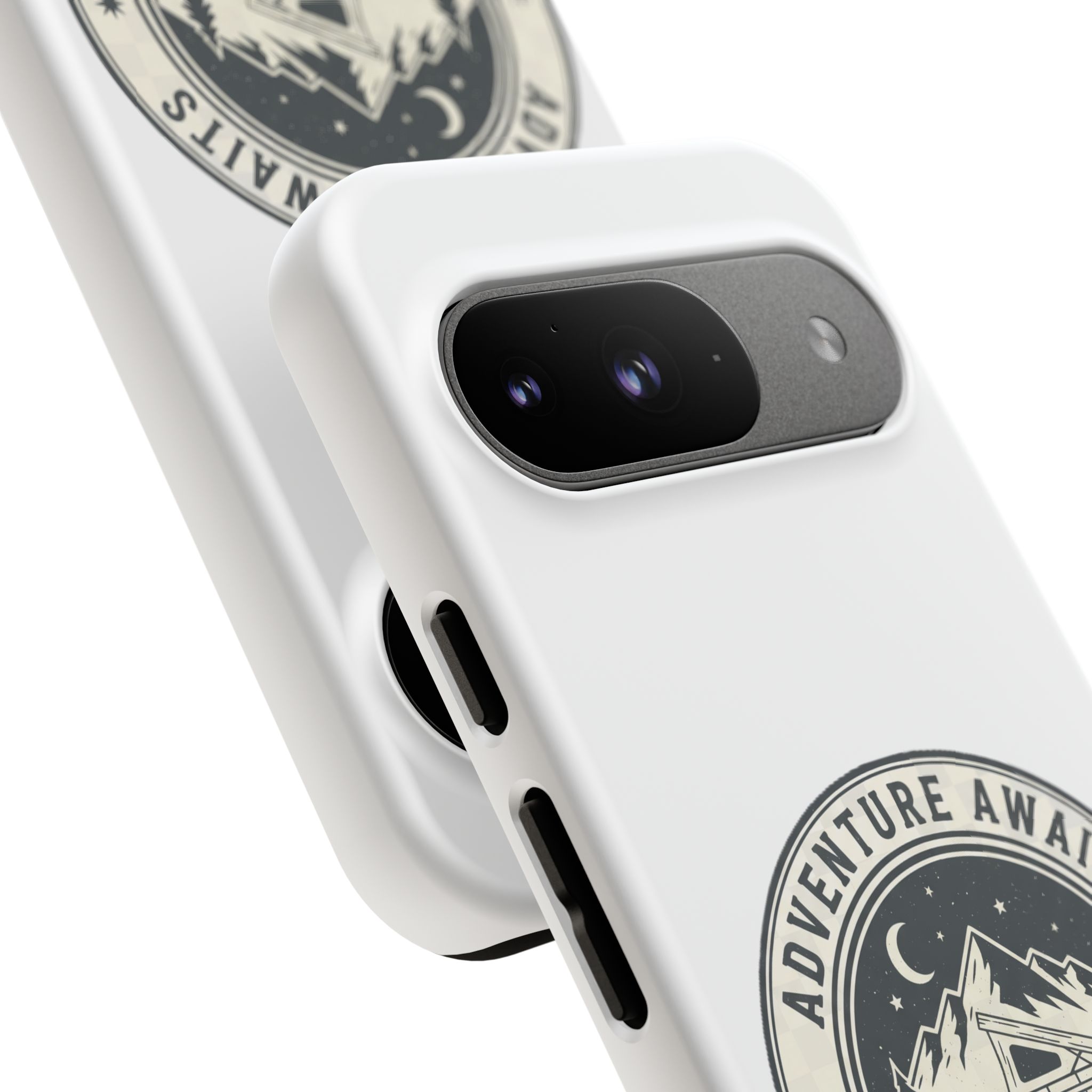 Phone Case — "Adventure Awaits-Go Where You Feel Most Alive" Camper Van Design