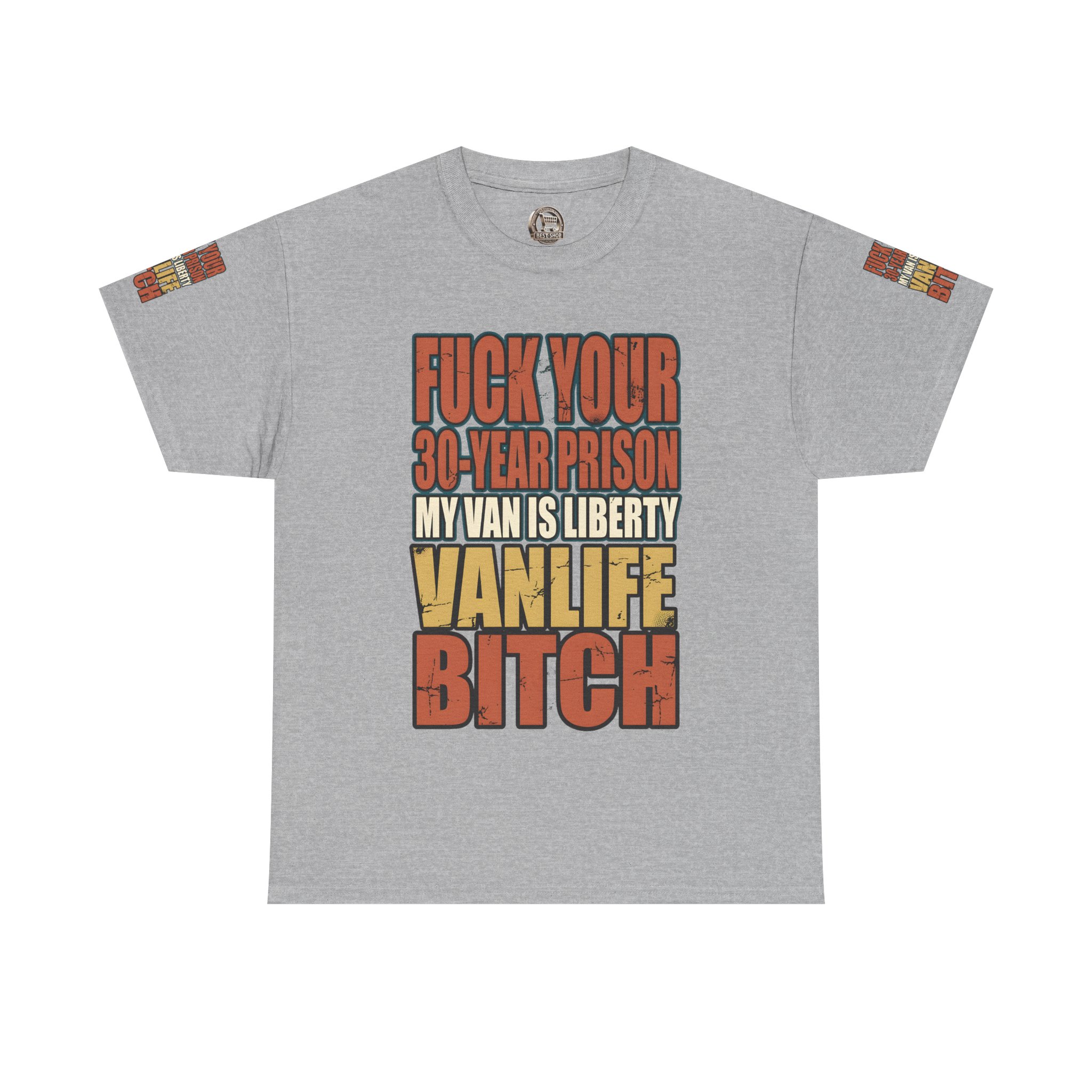 Unisex Heavy Cotton Tee — "Fuck Your 30 Year" Design F**K-Line