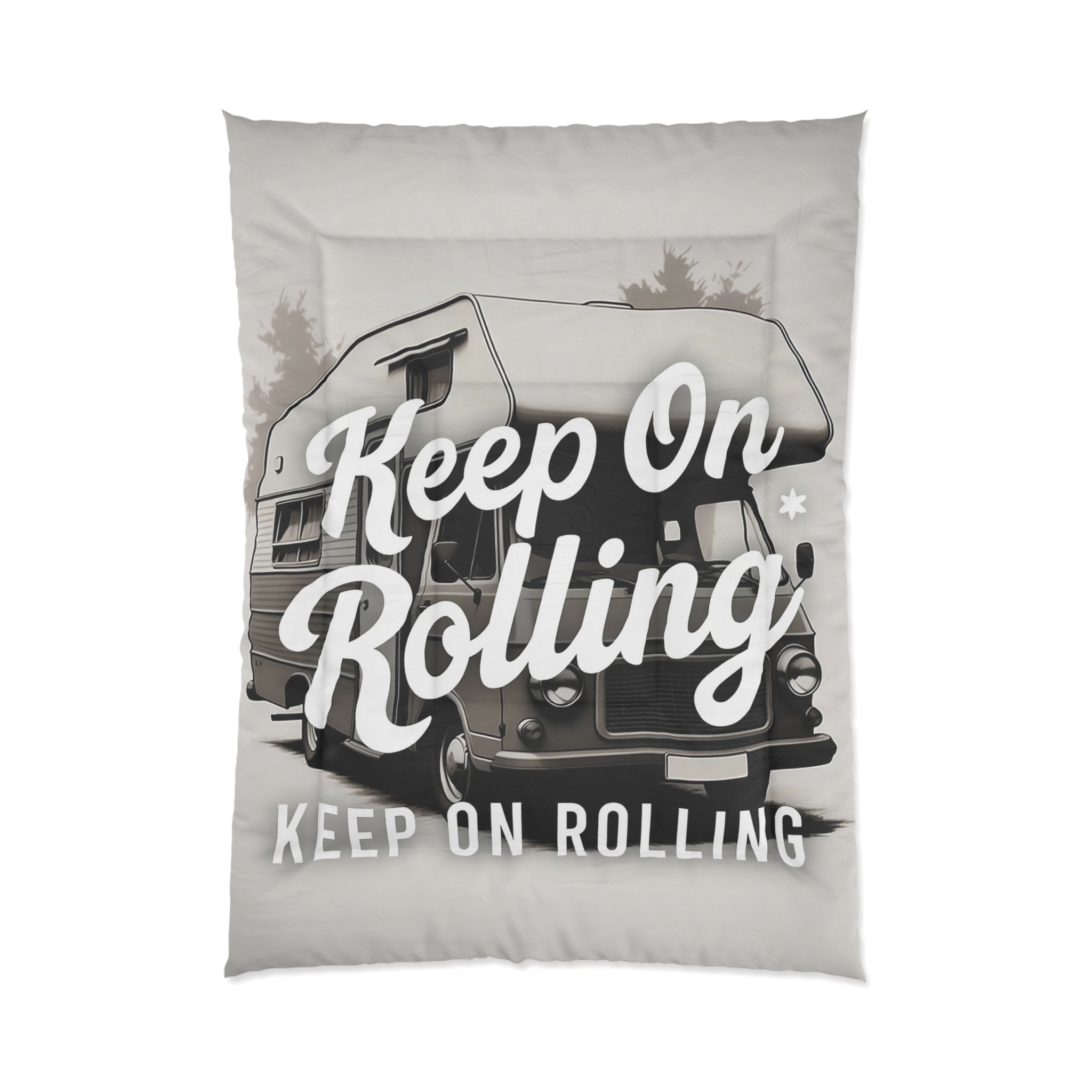 Comforter – "Keep On Rolling" Vintage Camper Travel Bedding