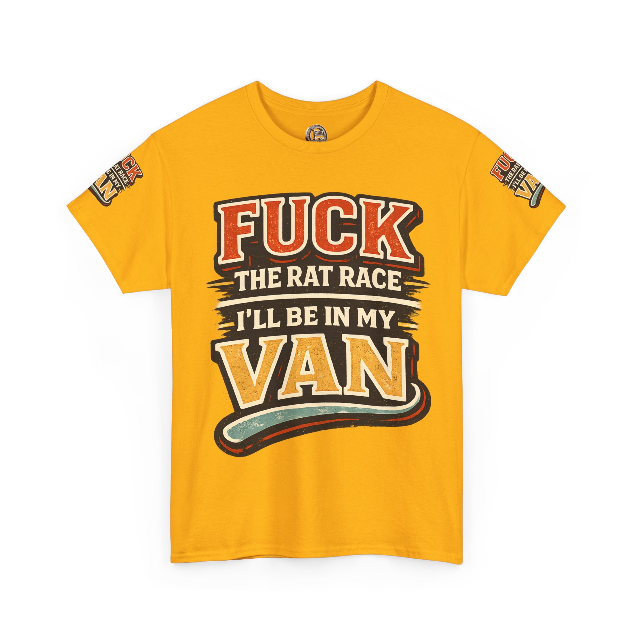 15639847163164876128_2048.jpeg Unisex Heavy Cotton Tee — "Fuck The Rat Race" Design F**K-Line