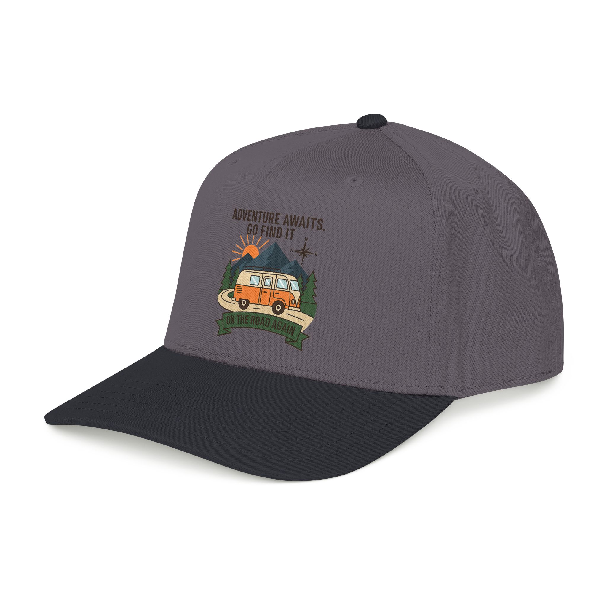 Baseball Cap - "Adventure Awaits" Outdoor Travel Hat