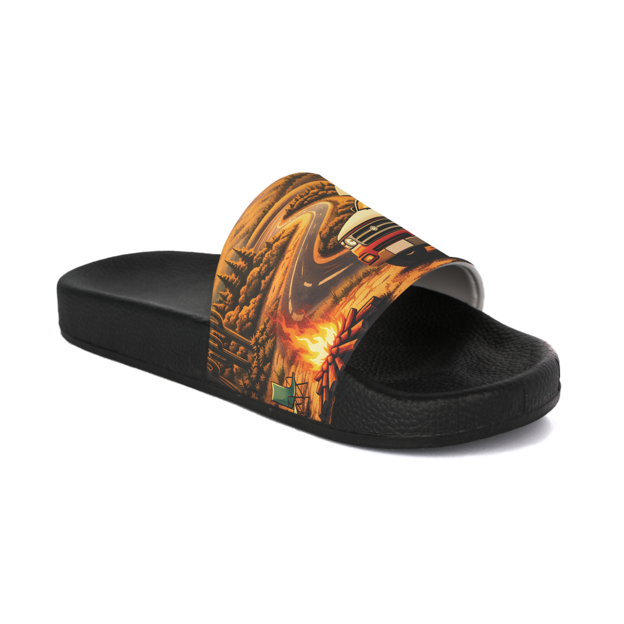 Women's Slide Sandals - 4x4 Camper Slides (Scenic-Line)