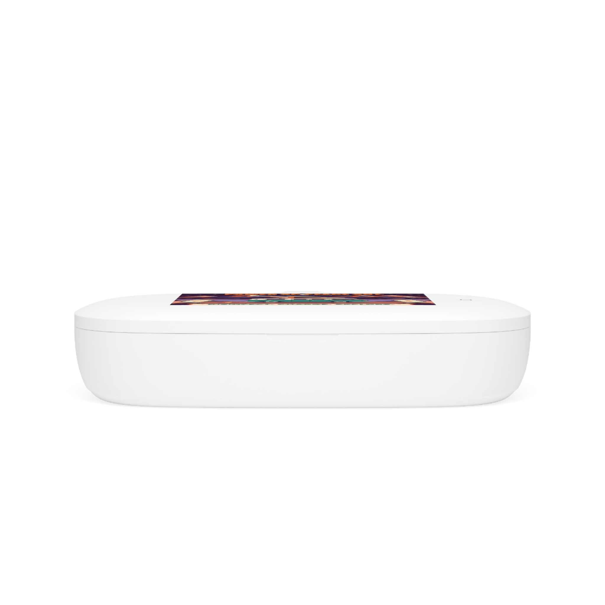 UV Phone Sanitizer & Wireless Charger — “Power Up Peace Out” Camper Design