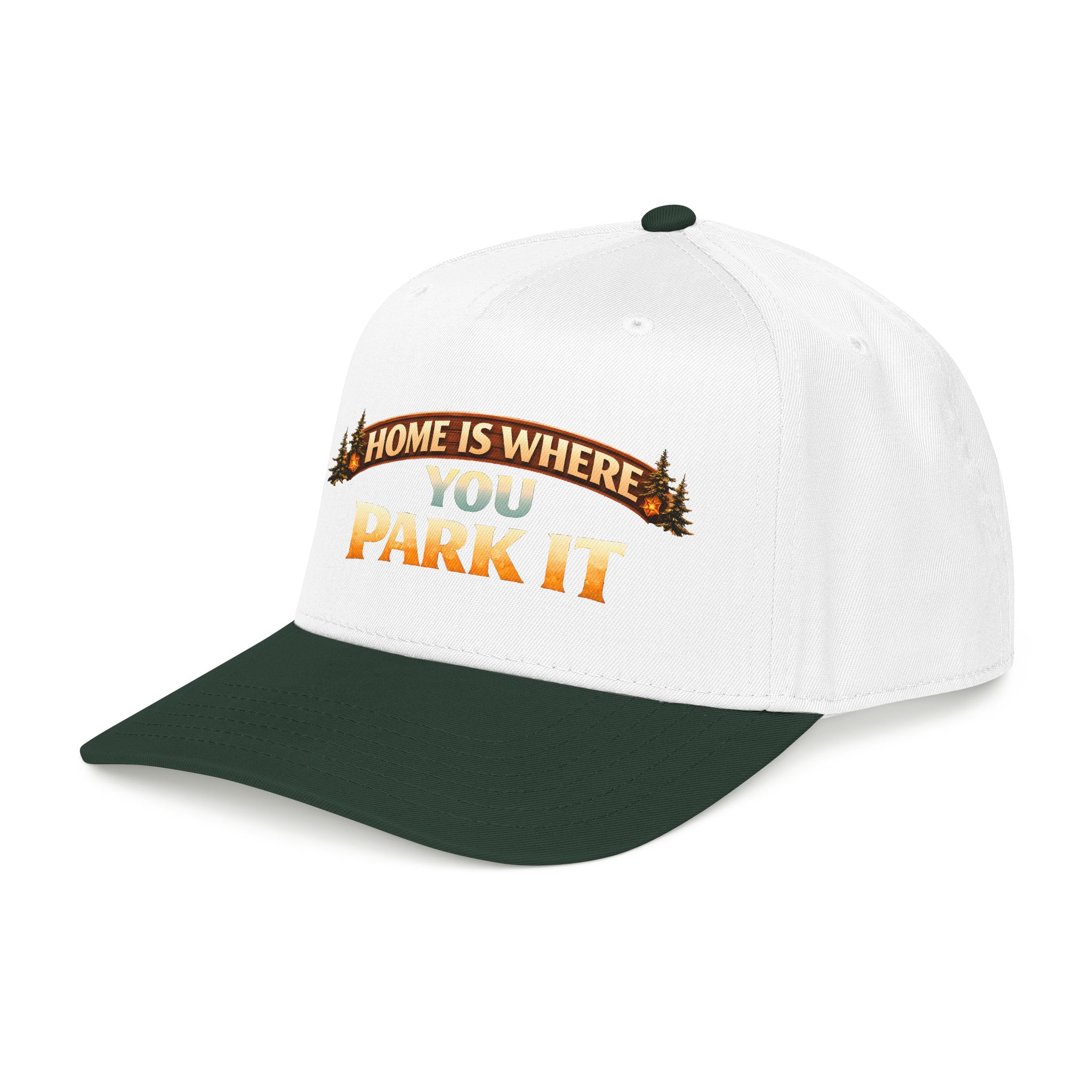 Baseball Cap - "Home Is Where You Park It" Design Scenic-Line