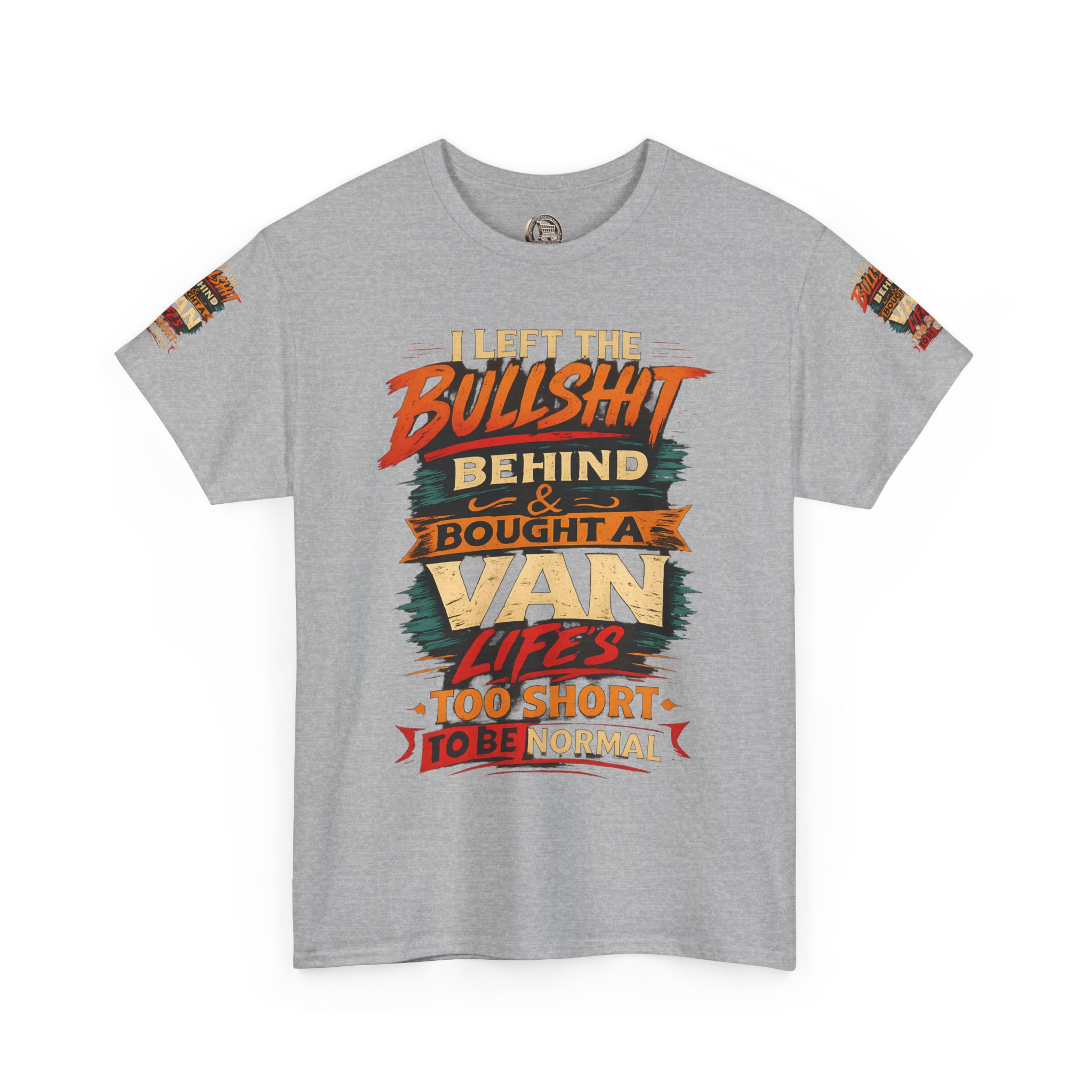 1570634656282746687_2048.jpeg Unisex Heavy Cotton Tee — "I Left The Bullshit" Design F**K-Line