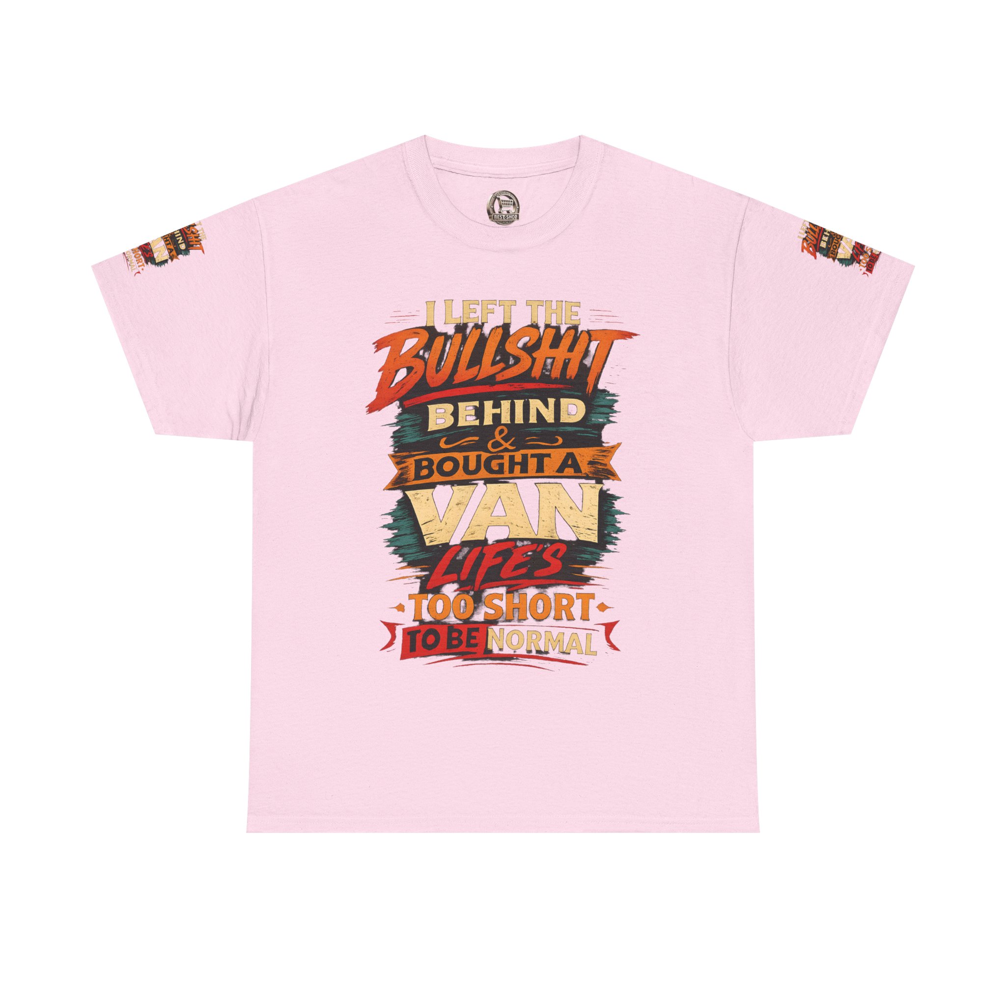 15722816882428074053_2048.jpeg Unisex Heavy Cotton Tee — "I Left The Bullshit" Design F**K-Line