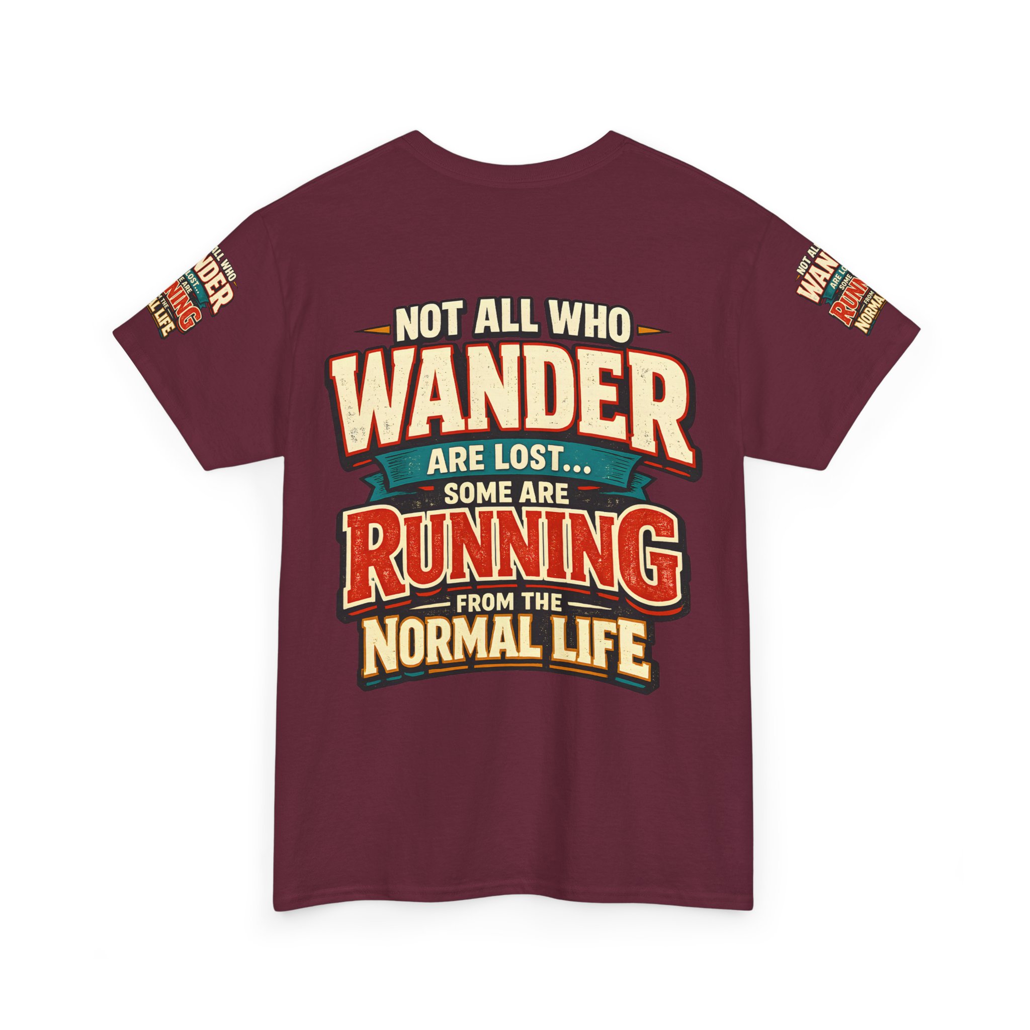 15725309787180648501_2048.jpeg Unisex Heavy Cotton Tee — "Not All Who Wander Are Lost" Design F**K-Line